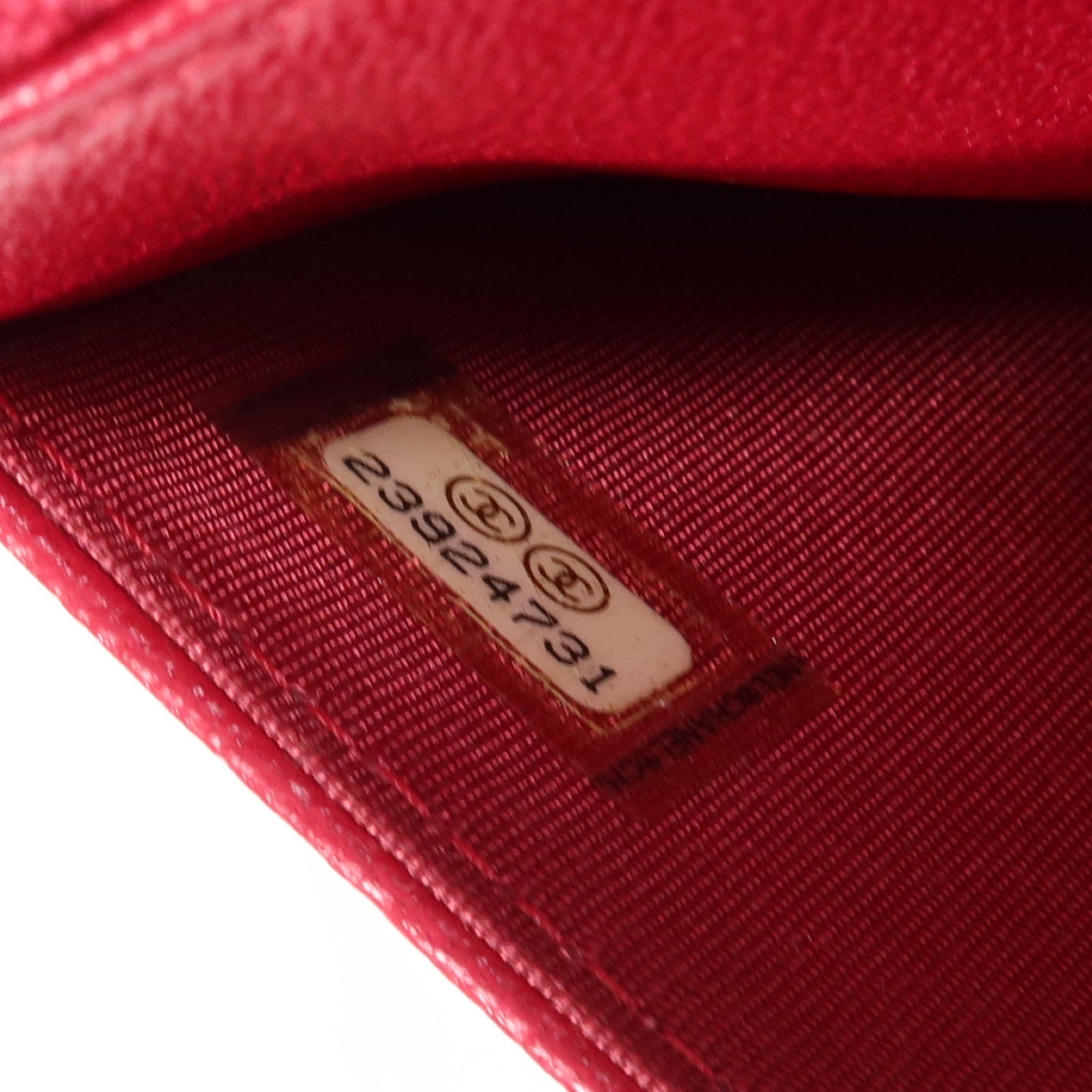 CHANEL 牛皮皮革WOC Wallet On Chain金扣鏈帶肩背袋