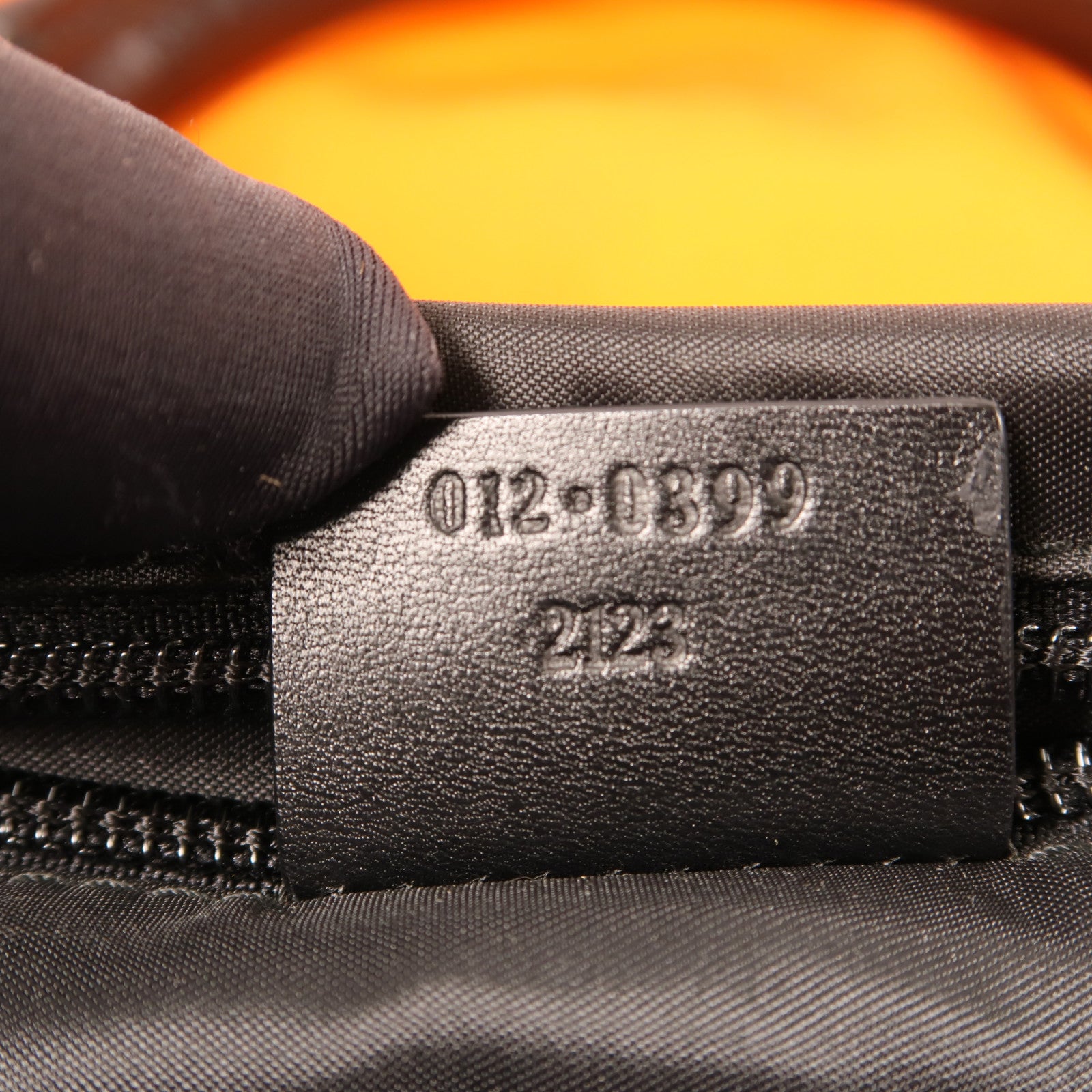 GUCCI 尼龍Boston Bag銀扣波士頓包