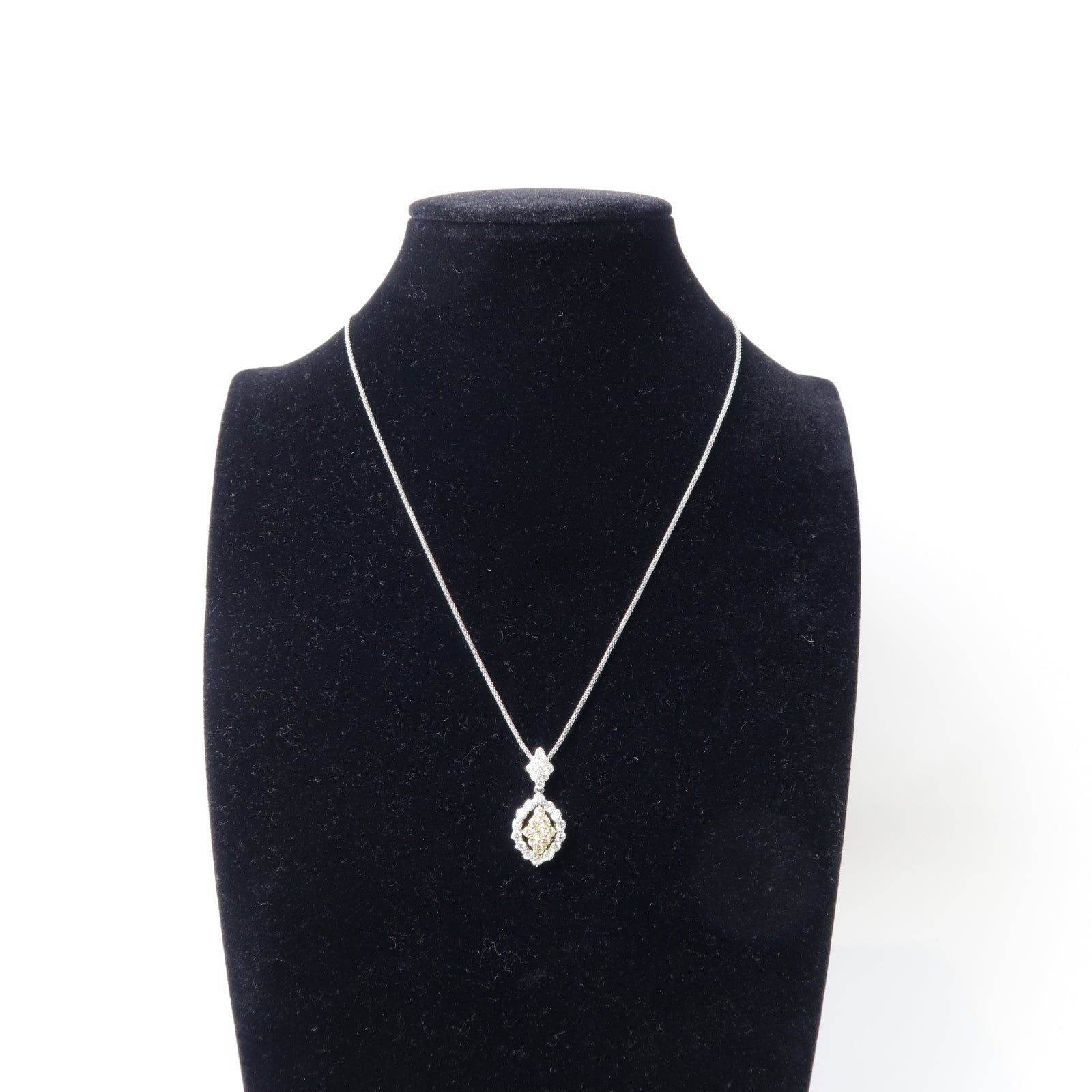 JEWELRY 18K白金/黃金Diamond Necklace 2.09ct鑽石項鍊