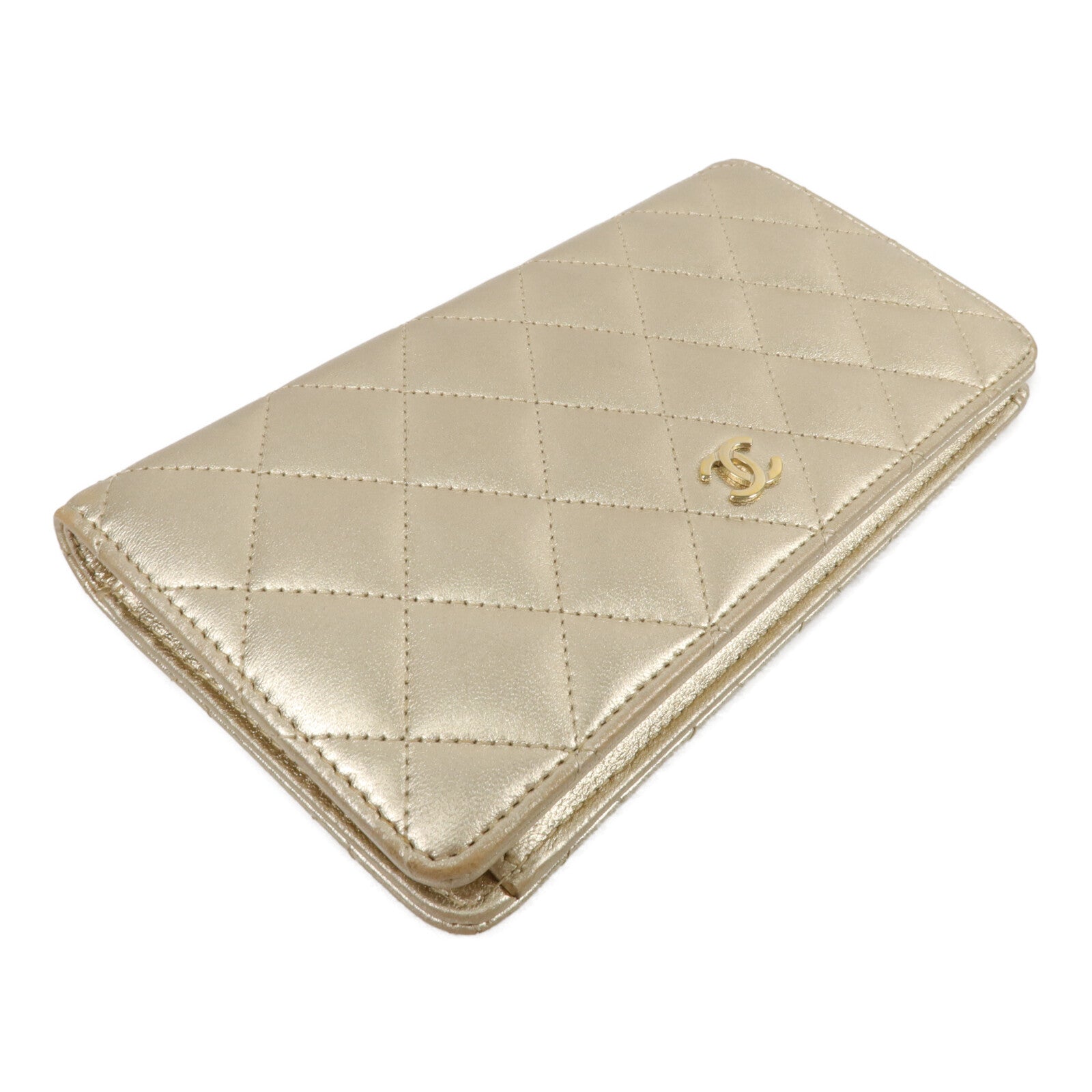 CHANEL 羊皮皮革Long Wallet長錢包