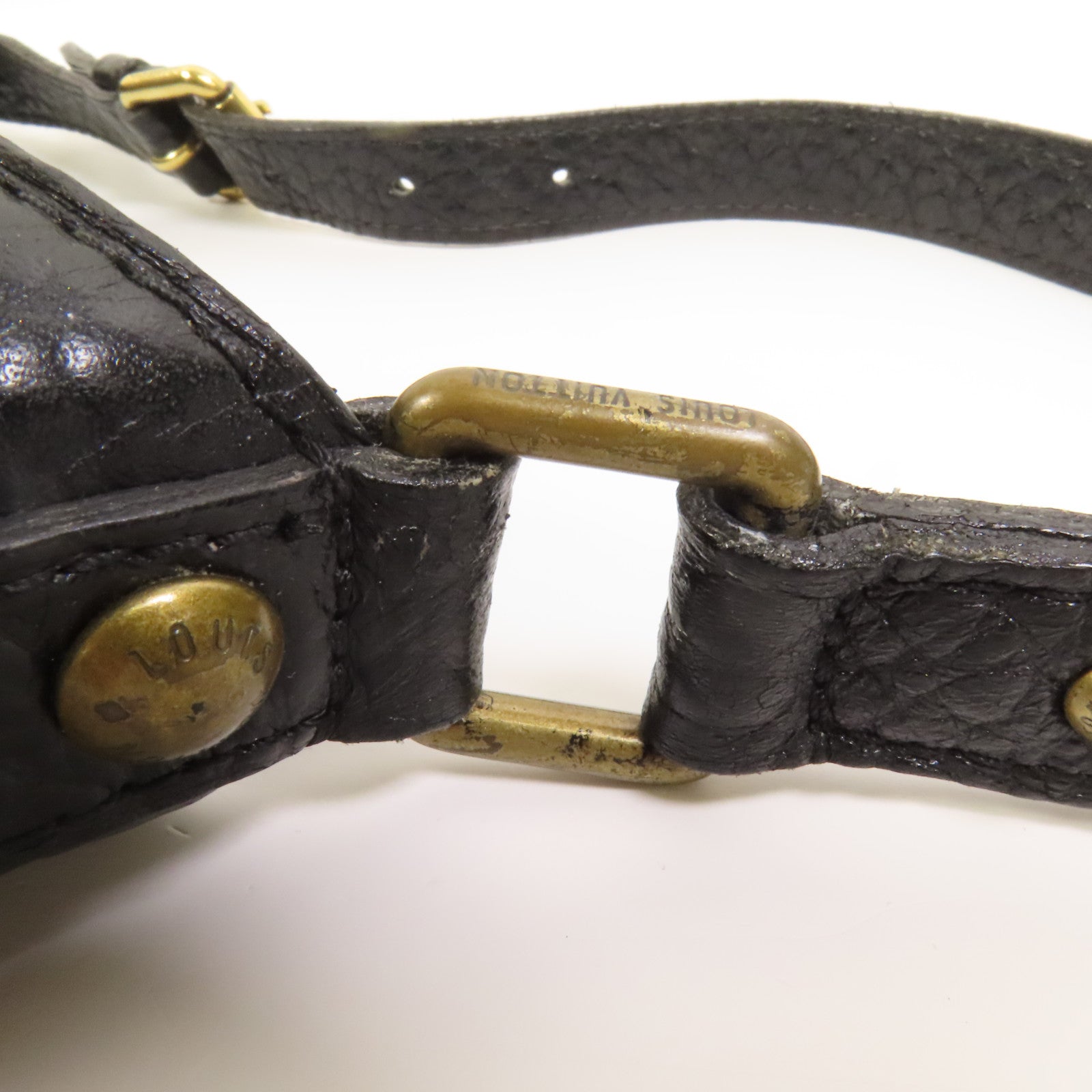 LOUIS VUITTON Monogram Denim Slightly XS金扣肩背袋