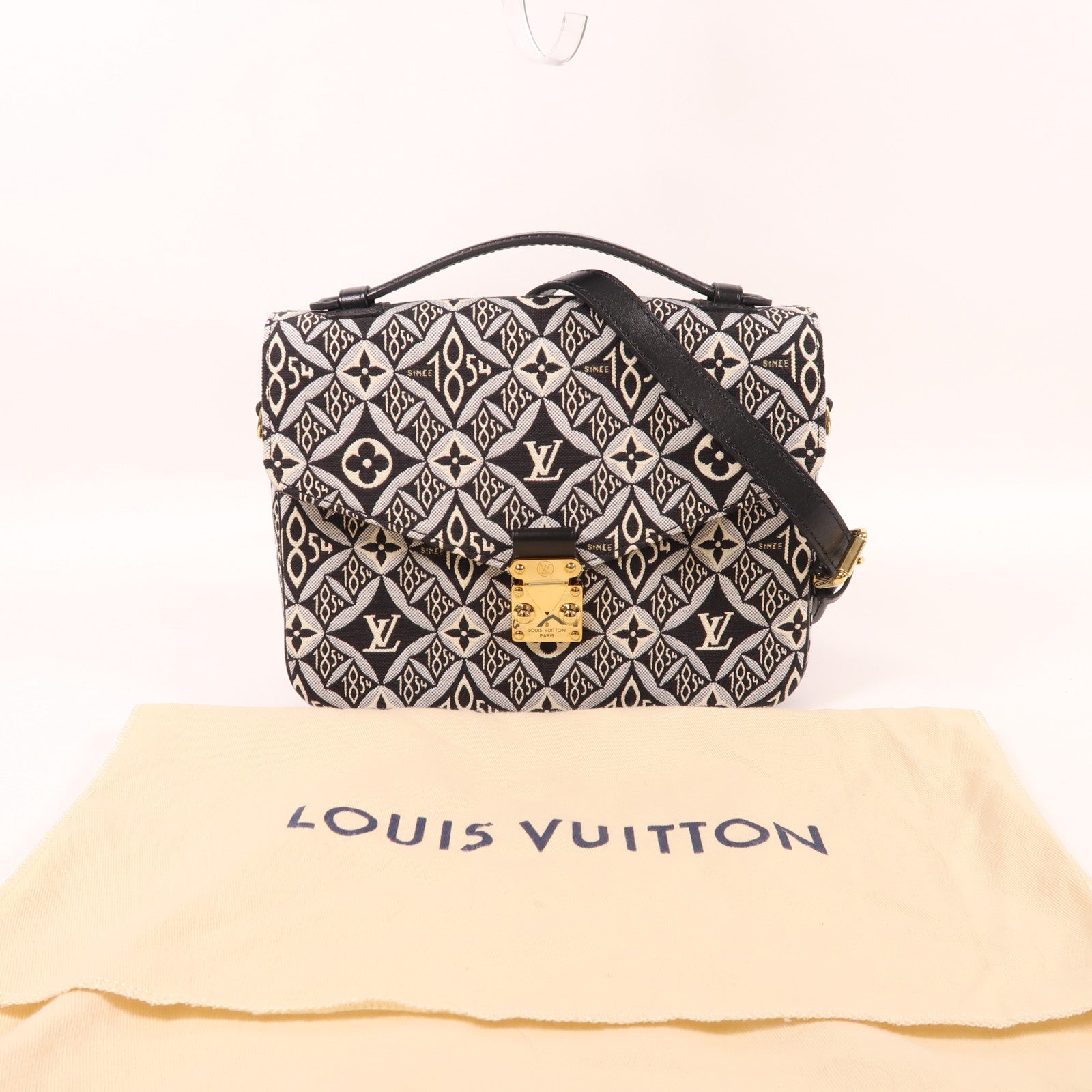 LOUIS VUITTON 【激減優惠】Monogram Jacquard Pochette Metis MM金扣手挽肩背兩用袋