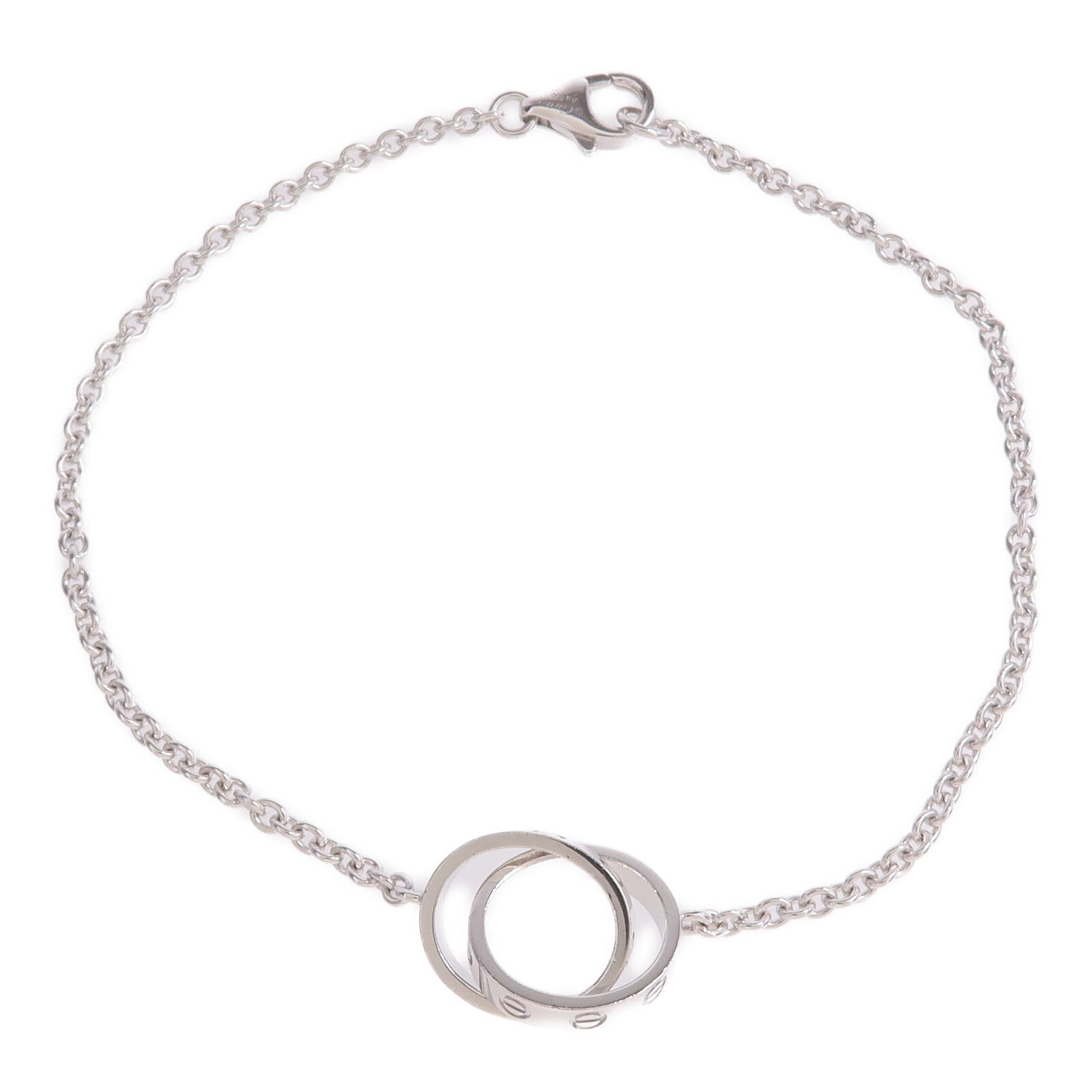 CARTIER 18K白金Baby Love Bracelet手鏈