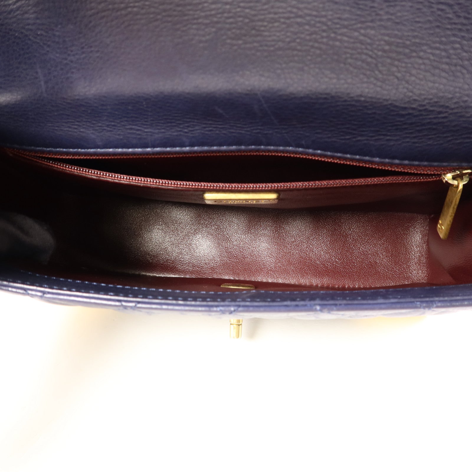 CHANEL 牛皮皮革Chain Shoulder Bag金扣鏈帶肩背袋