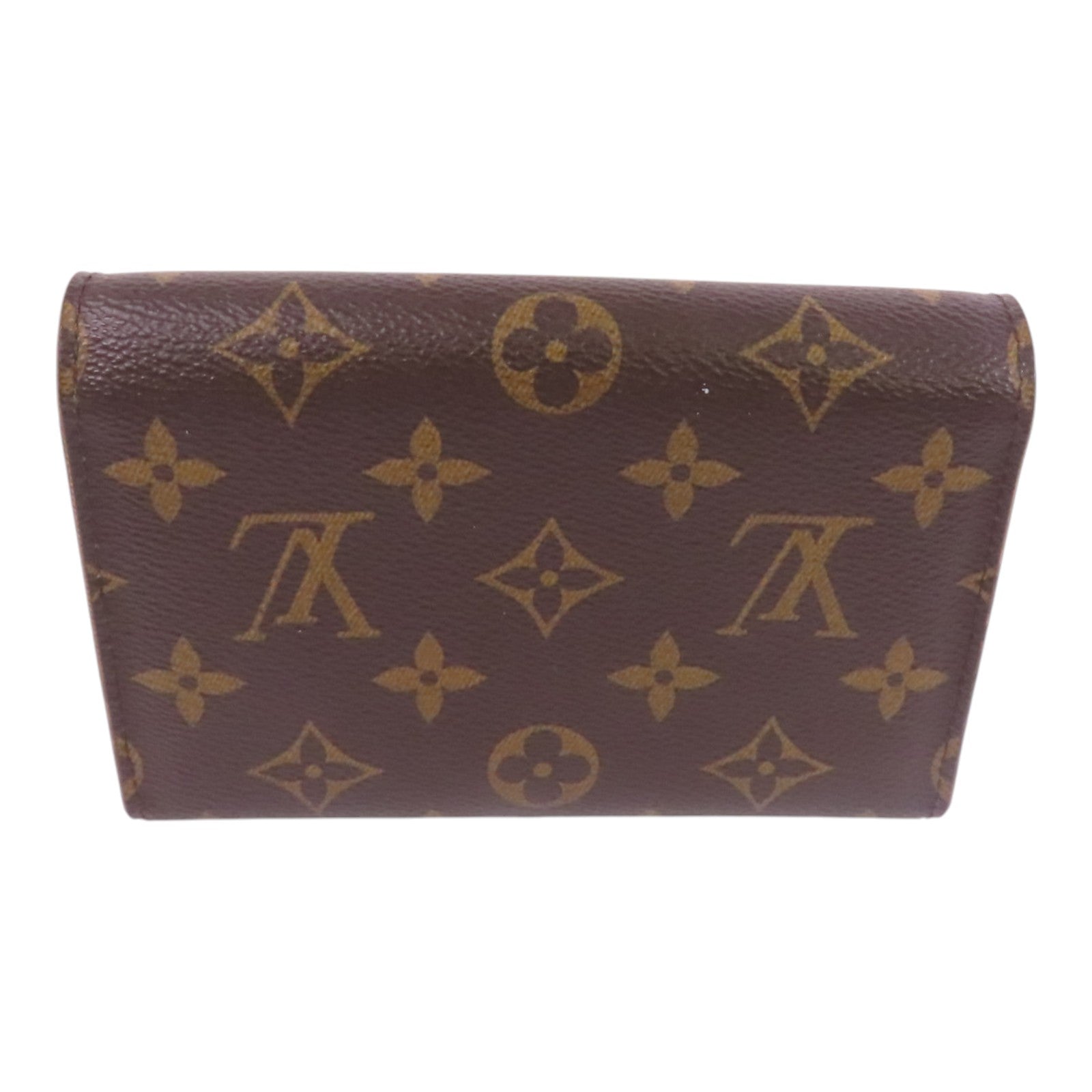 LOUIS VUITTON Monogram Short Wallet金扣短錢包