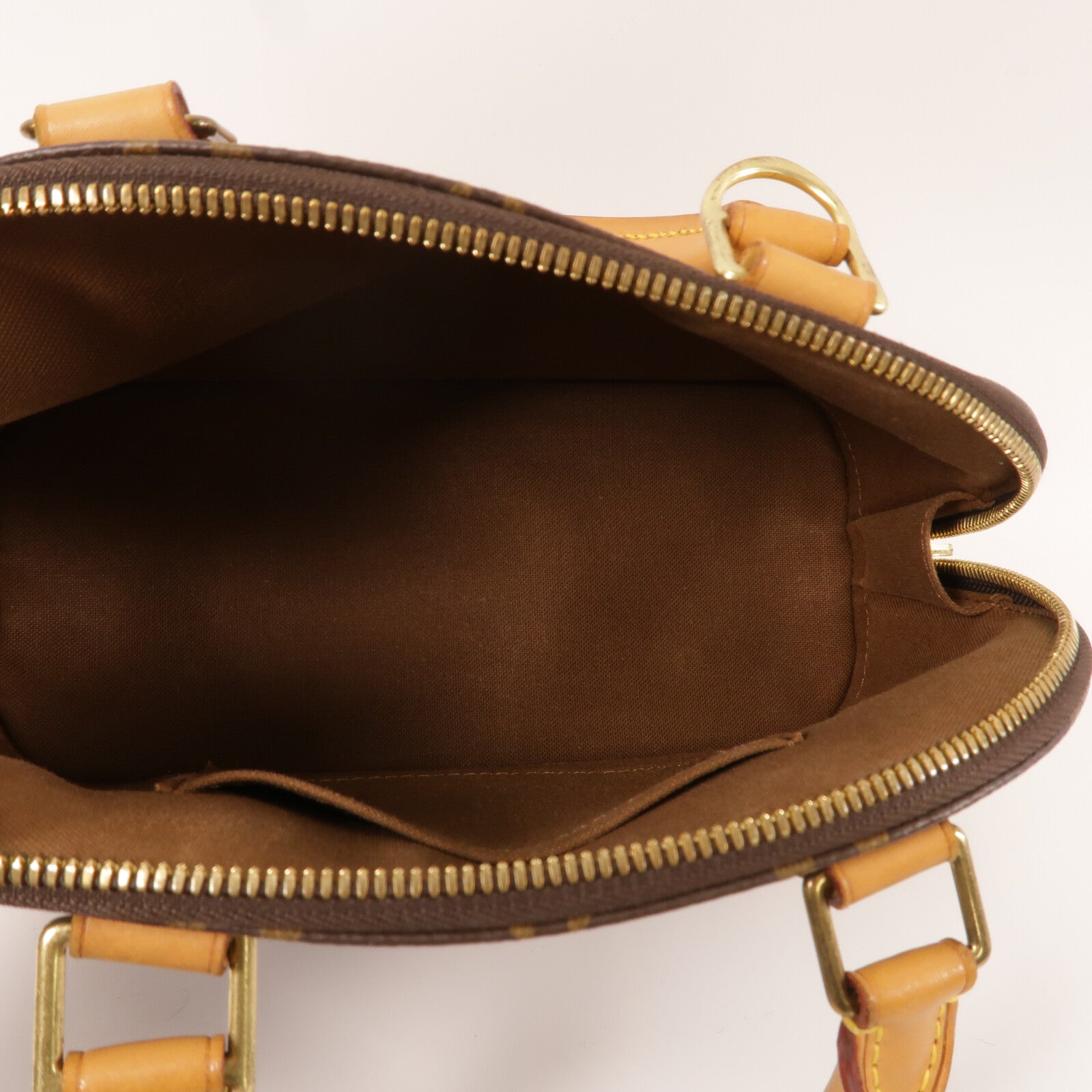 LOUIS VUITTON 塗層帆布Alma BB手挽肩背兩用袋