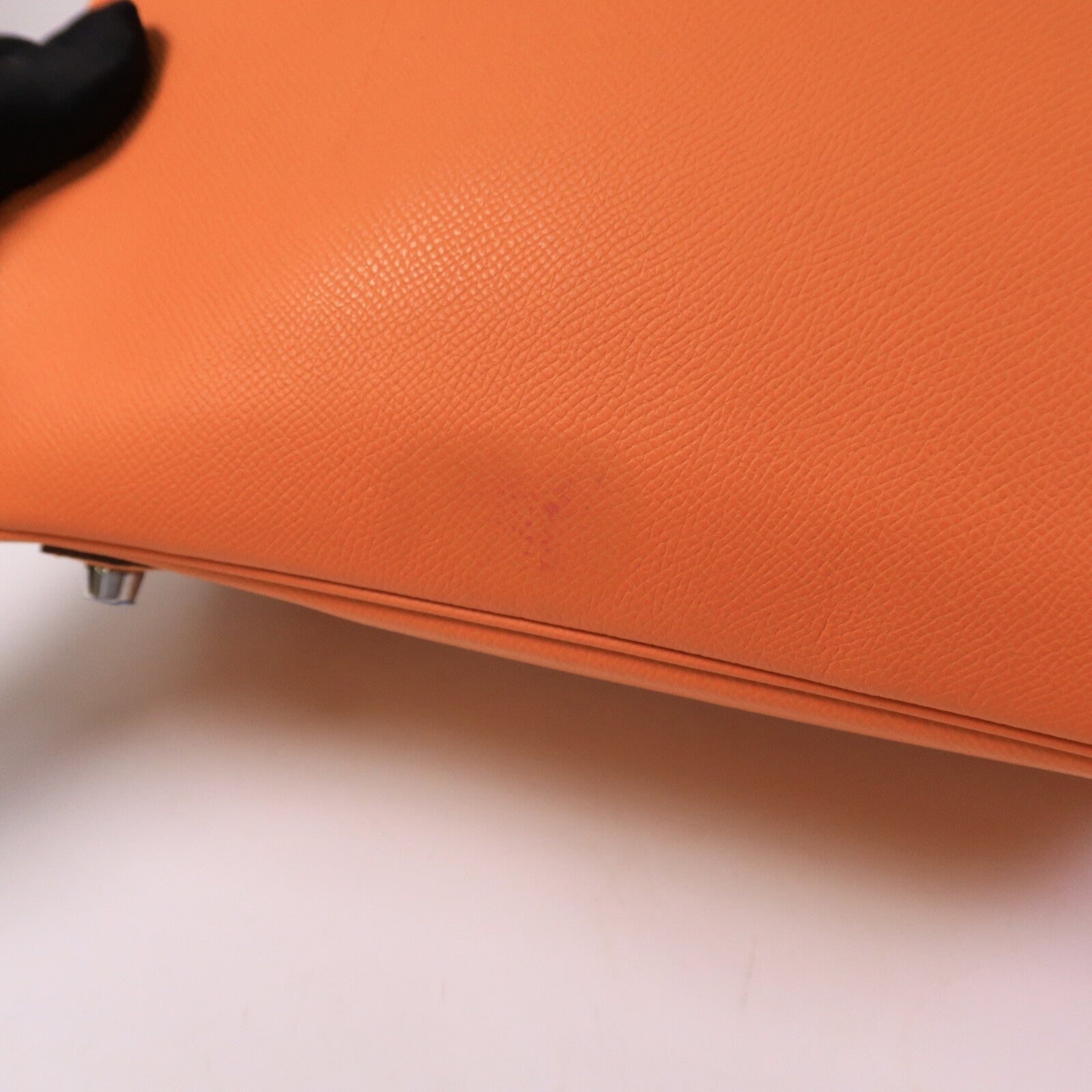 HERMES Epsom皮革Birkin 30手挽袋Orange