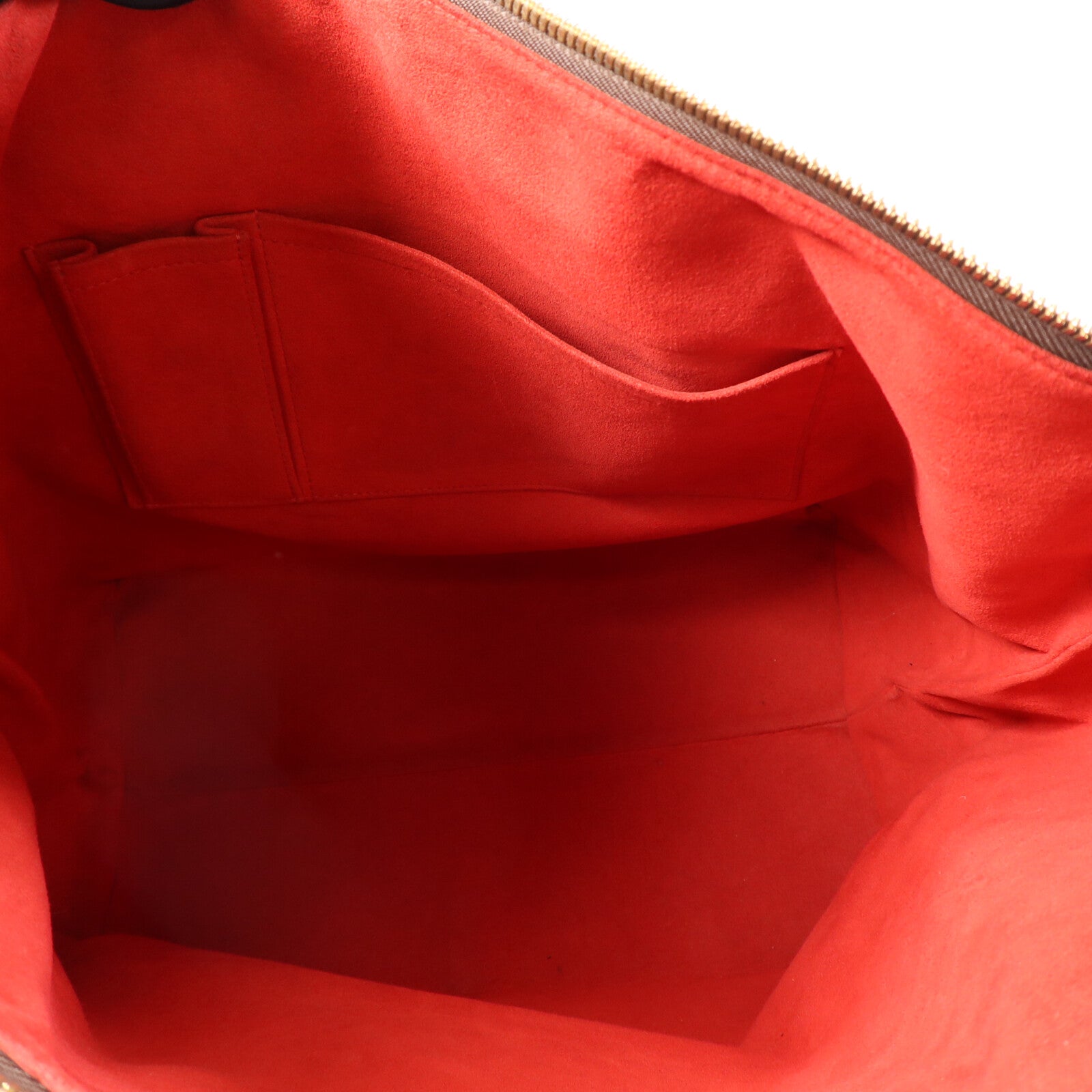 LOUIS VUITTON Damier Saleya GM金扣手挽袋