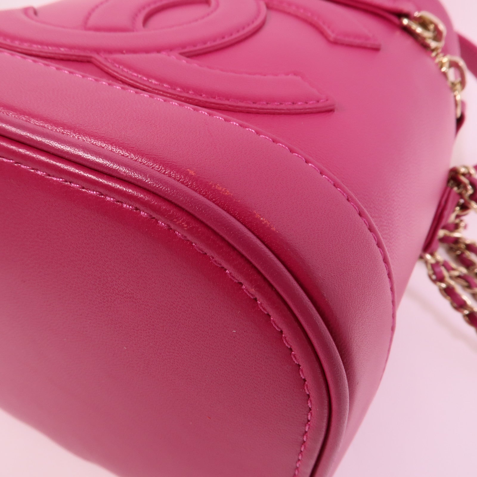 CHANEL 羊皮皮革Vanity Case手挽肩背兩用袋
