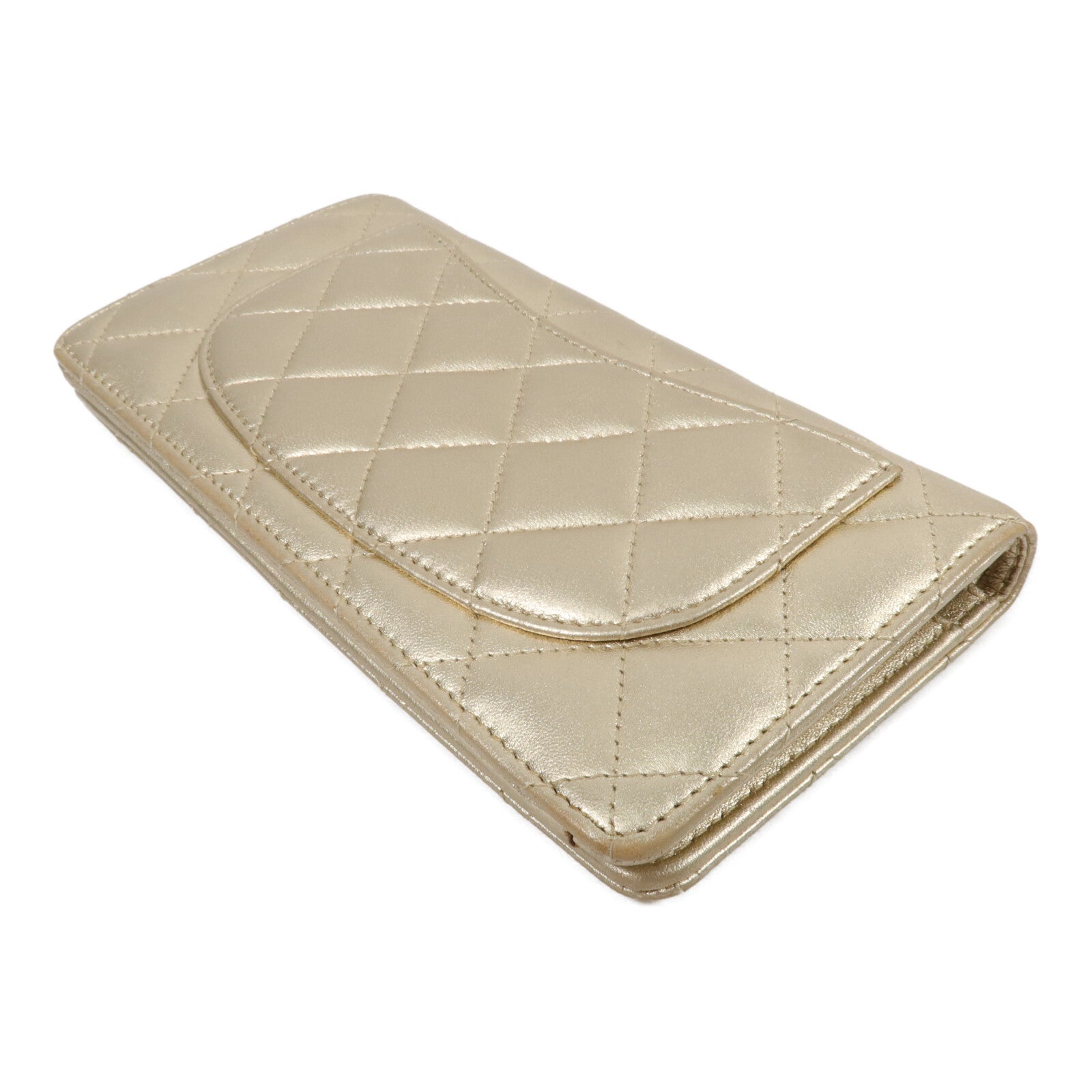 CHANEL 羊皮皮革Long Wallet長錢包