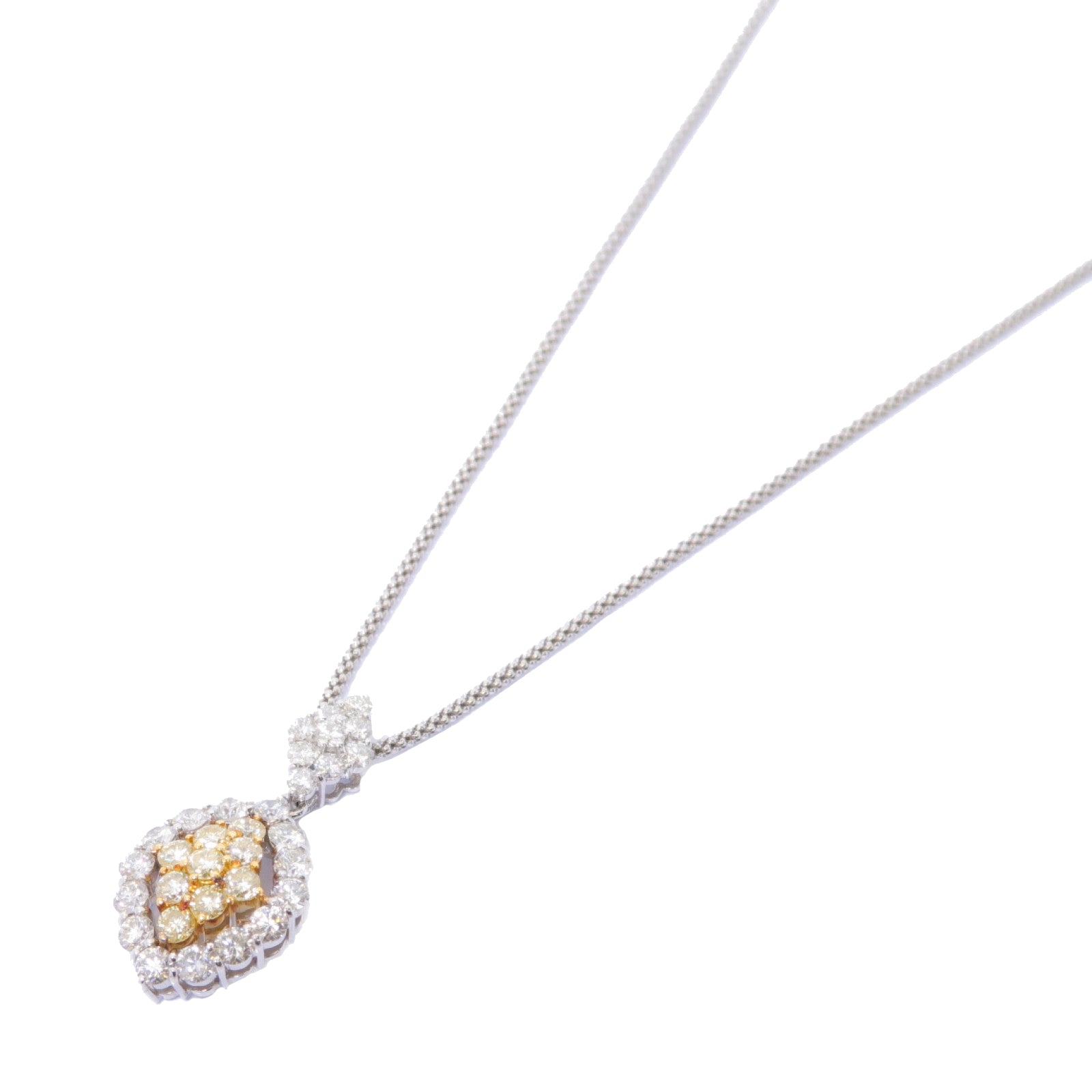 JEWELRY 18K白金/黃金Diamond Necklace 2.09ct鑽石項鍊