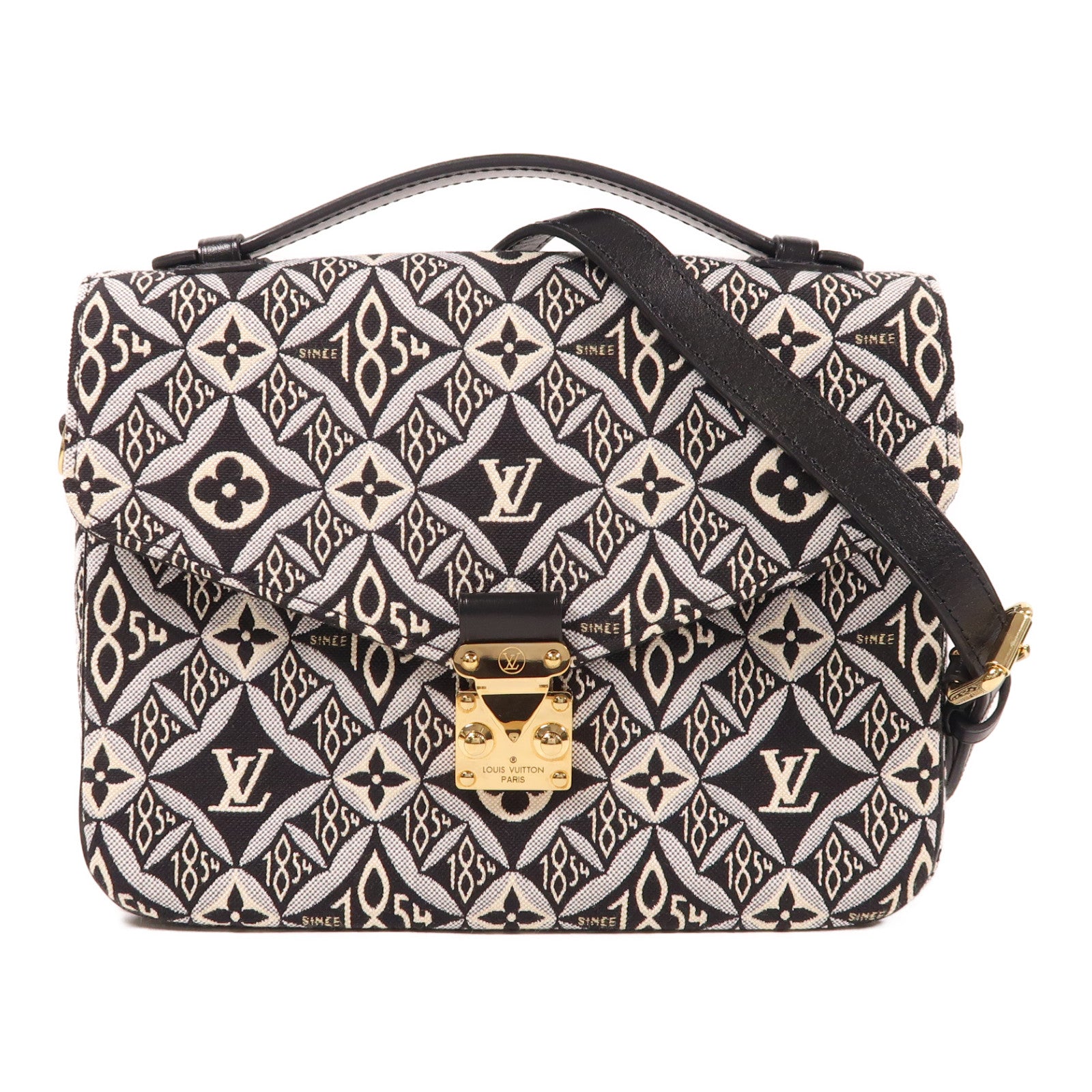 LOUIS VUITTON 【激減優惠】Monogram Jacquard Pochette Metis MM金扣手挽肩背兩用袋