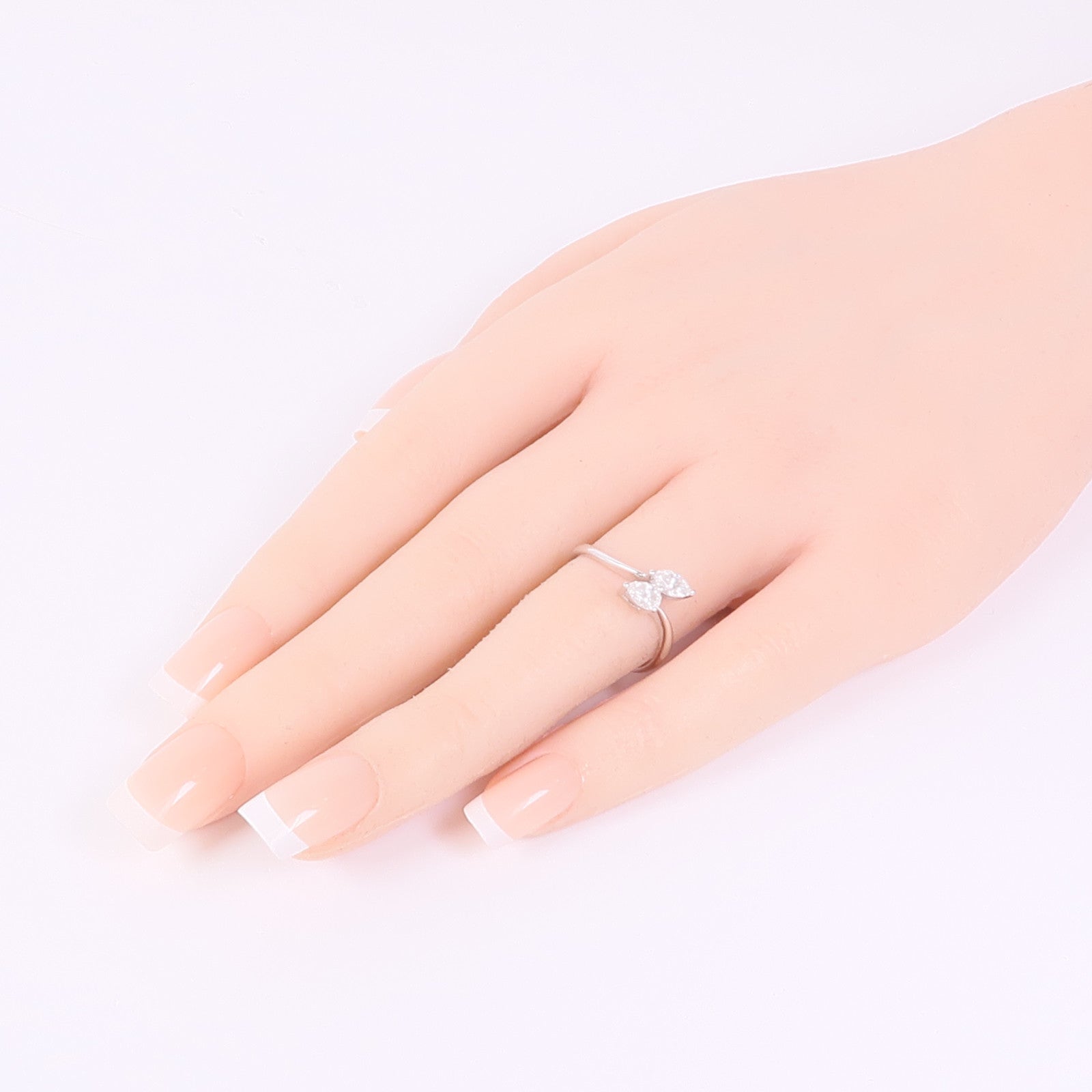 JEWELRY 【激減優惠】18K白金Diamond Ring鑽石戒指US#6.5