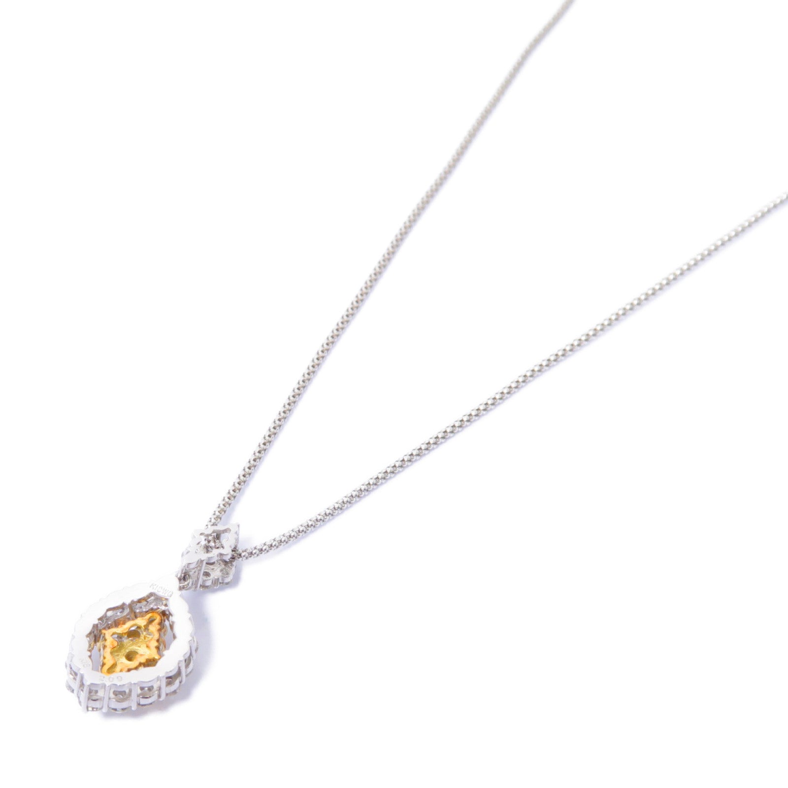 JEWELRY 18K白金/黃金Diamond Necklace 2.09ct鑽石項鍊