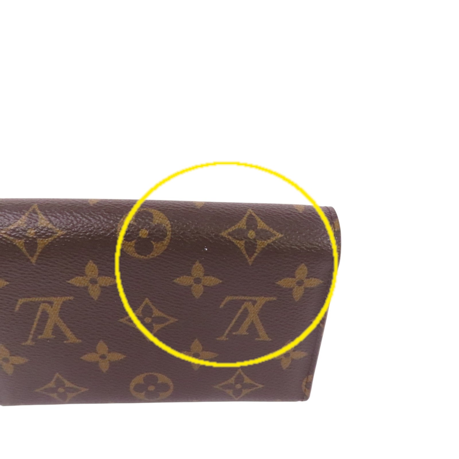 LOUIS VUITTON Monogram Short Wallet金扣短錢包
