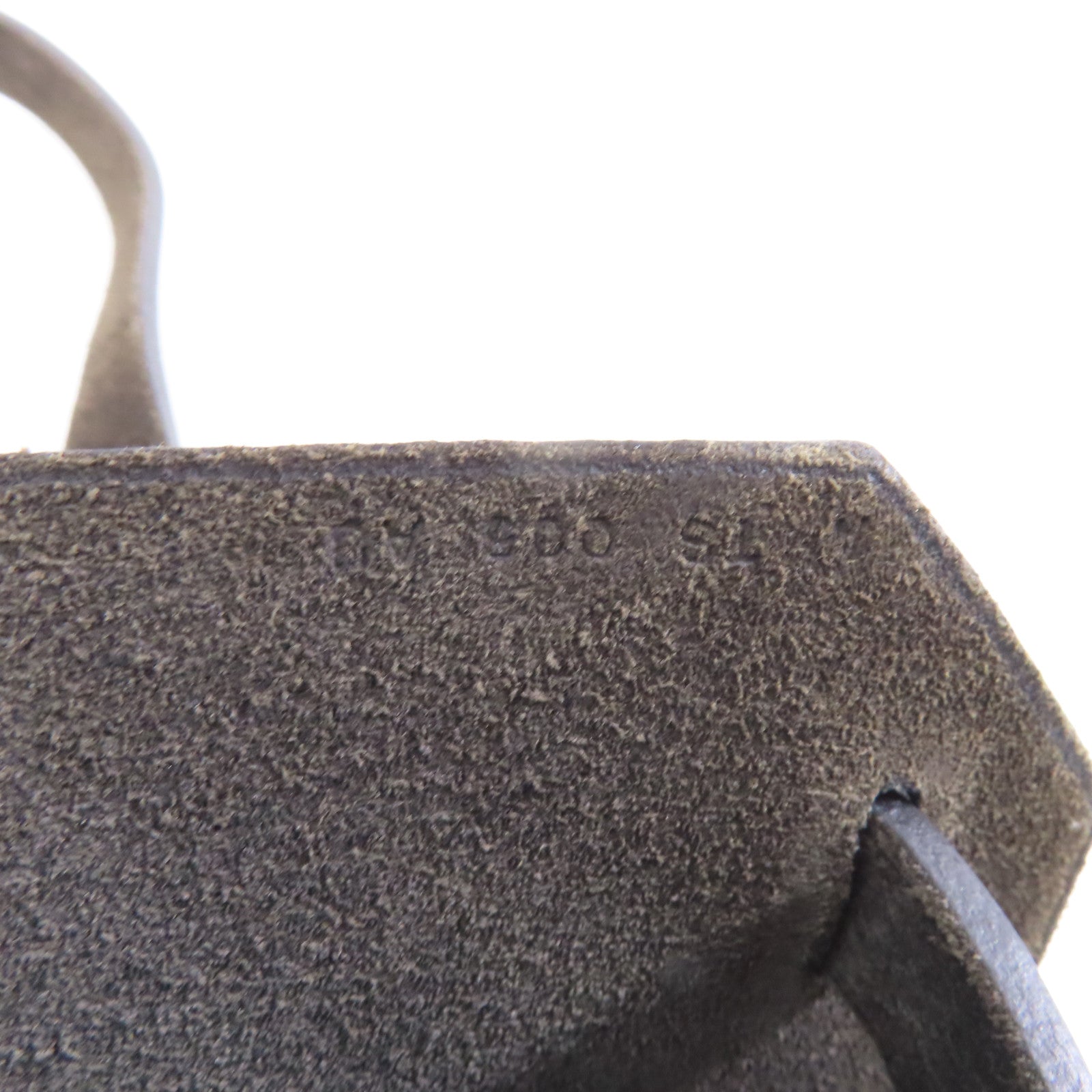 HERMES 帆布Herbag PM銀扣手挽肩背兩用袋綠色