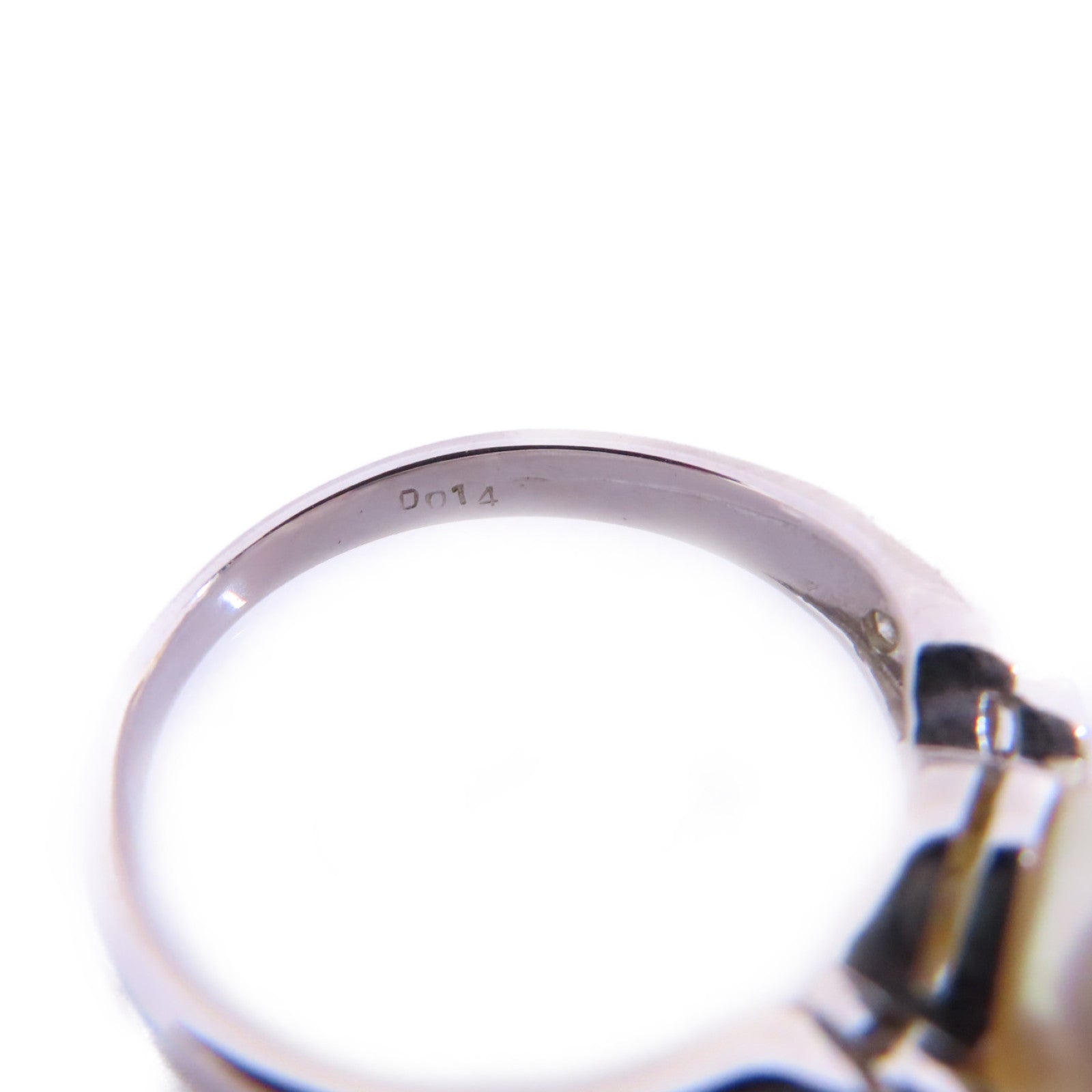 JEWELRY Pearl Ring US#4.75 18K White Gold