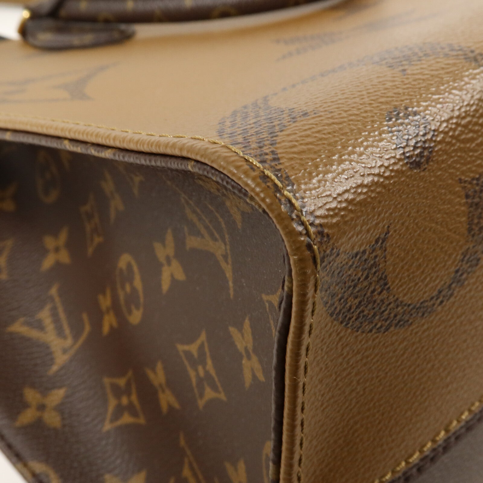 LOUIS VUITTON Monogram Giant On The Go MM手挽肩背兩用袋