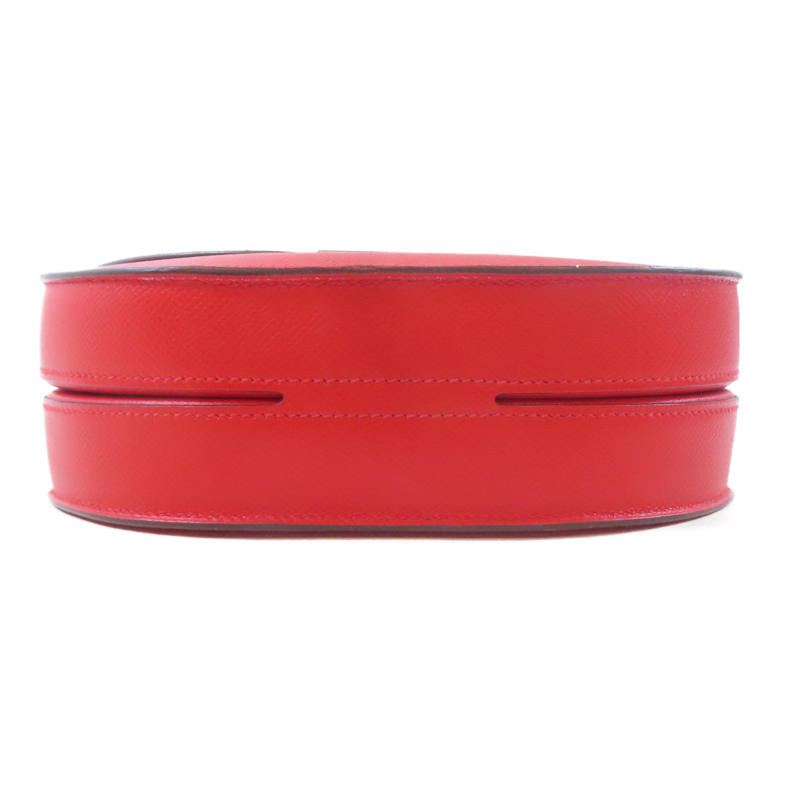HERMES 【激減優惠】Epsom皮革Mosaique AU 24 Bag金扣肩背袋Rouge de Coeur/紅色