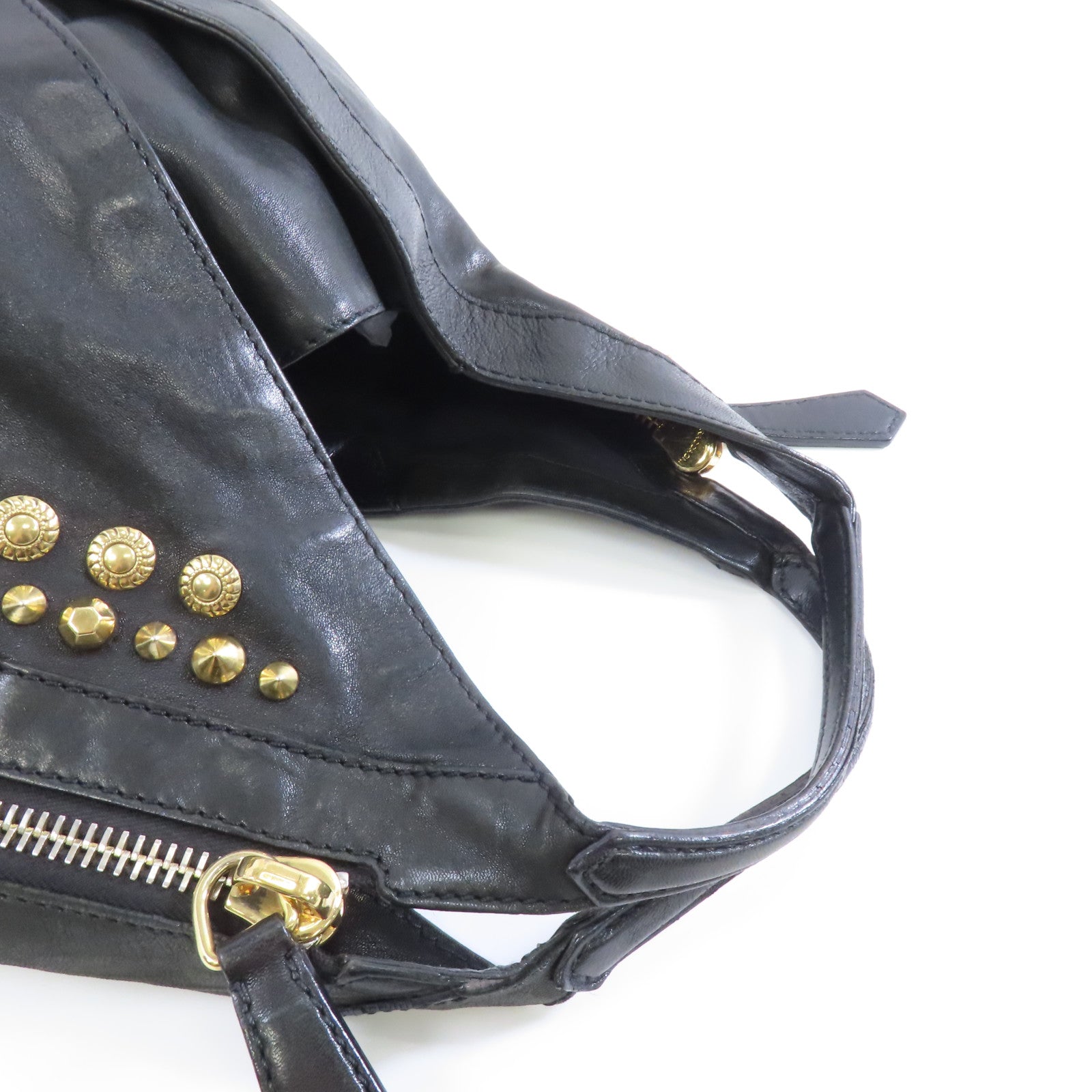 GIVENCHY 牛皮皮革Shoulder Bag金扣肩背袋黑色
