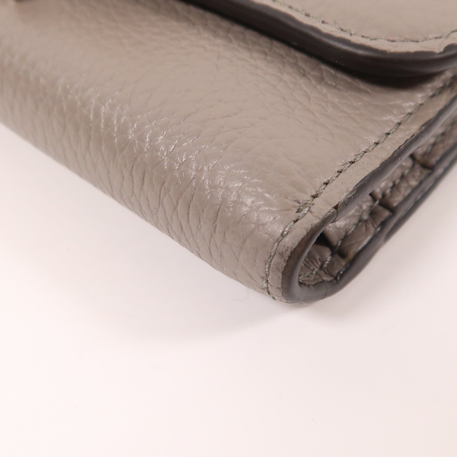 Chloe 牛皮皮革Wallet金扣錢包