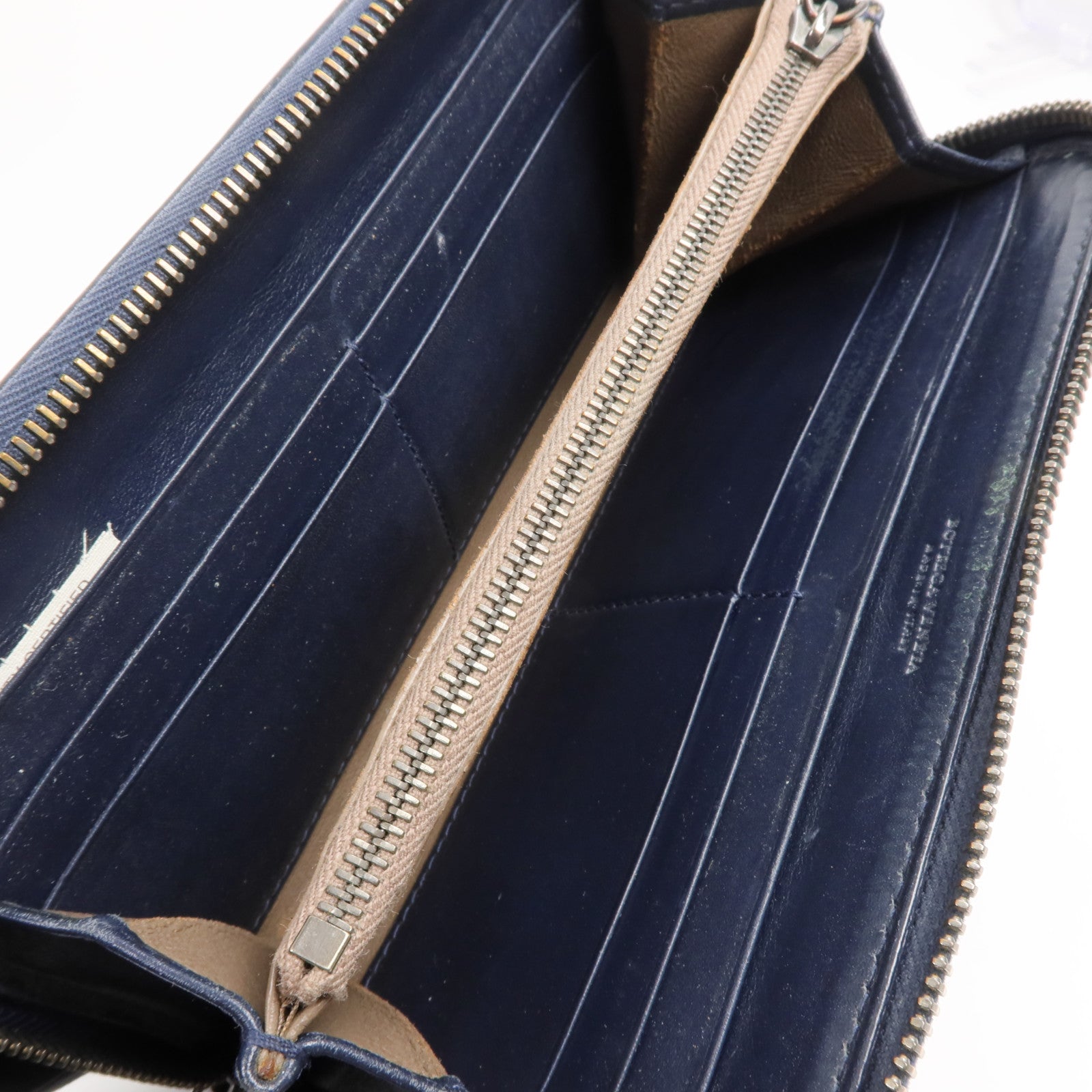 BOTTEGA VENETA 【激減優惠】牛皮皮革Zipper Long Wallet長錢包