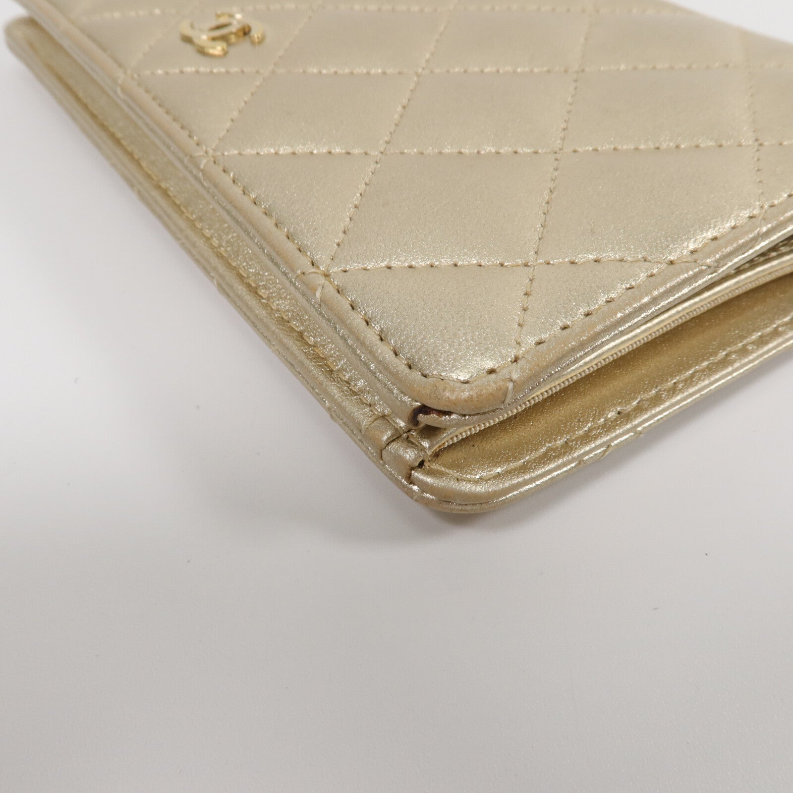 CHANEL 羊皮皮革Long Wallet長錢包