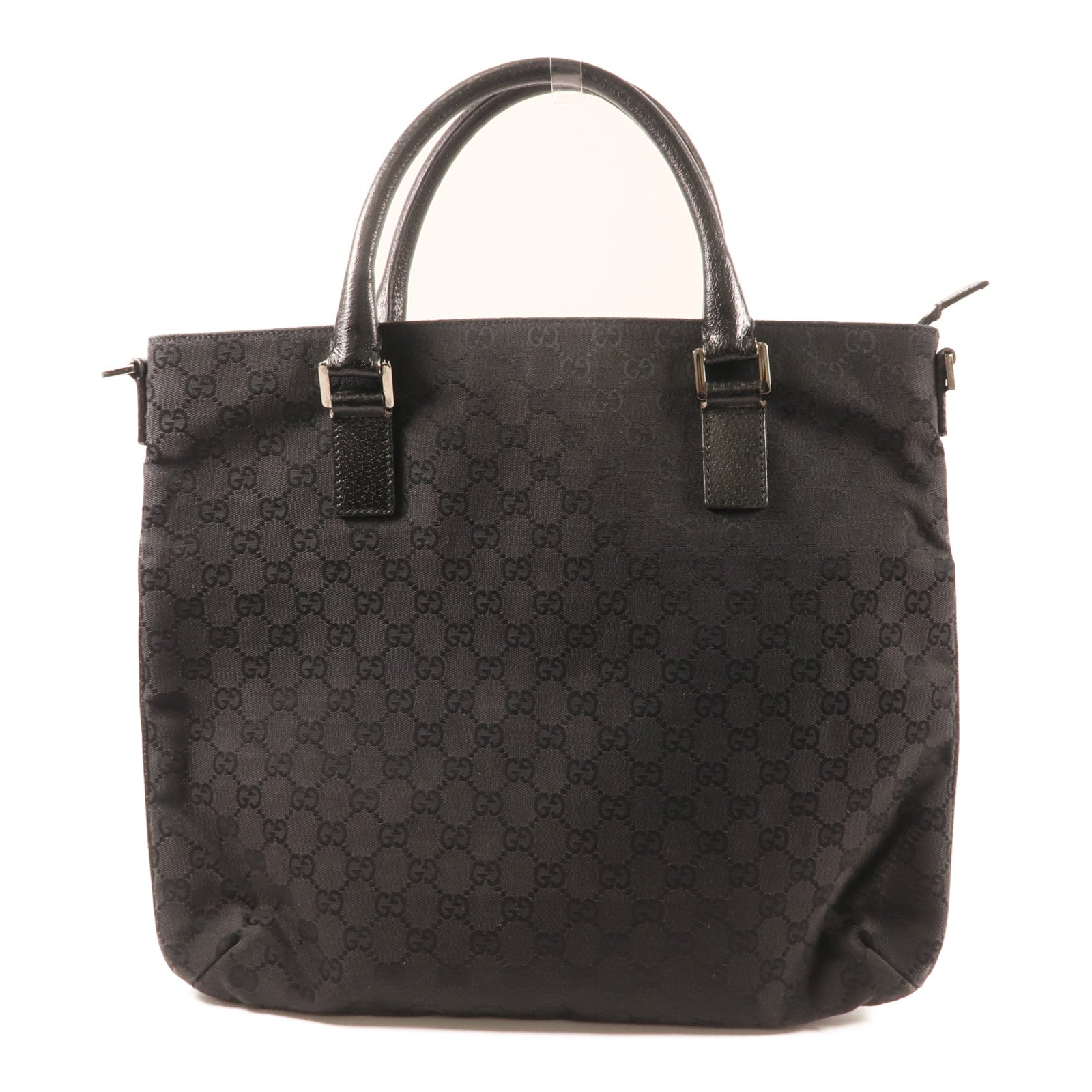 GUCCI 帆布Shoulder Bag銀扣肩背袋