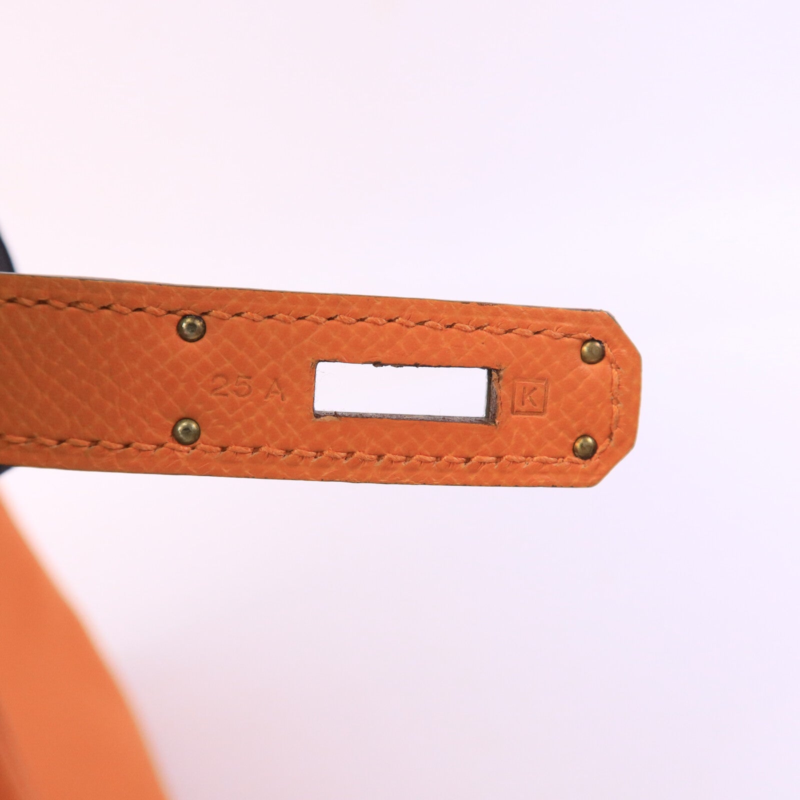 HERMES Epsom皮革Birkin 30手挽袋Orange