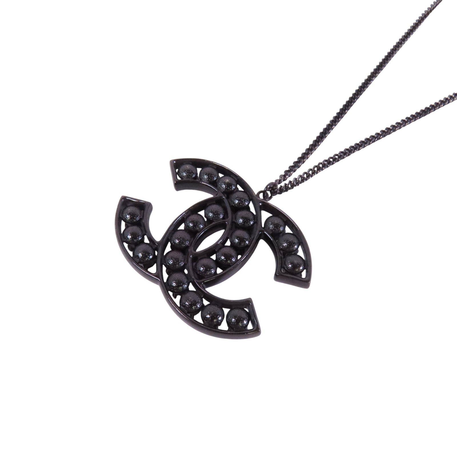 CHANEL 金屬/水鑽Necklace項鏈