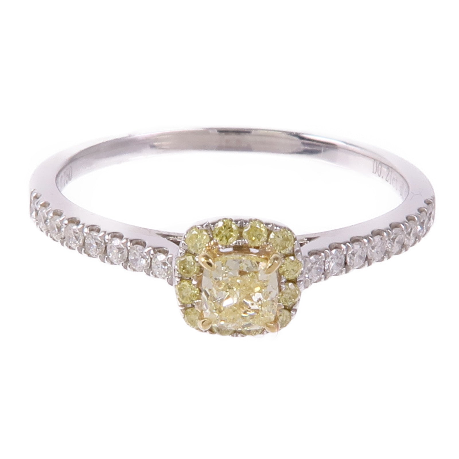 JEWELRY 【激減優惠】18K白金Diamond Ring鑽石戒指US#6.75