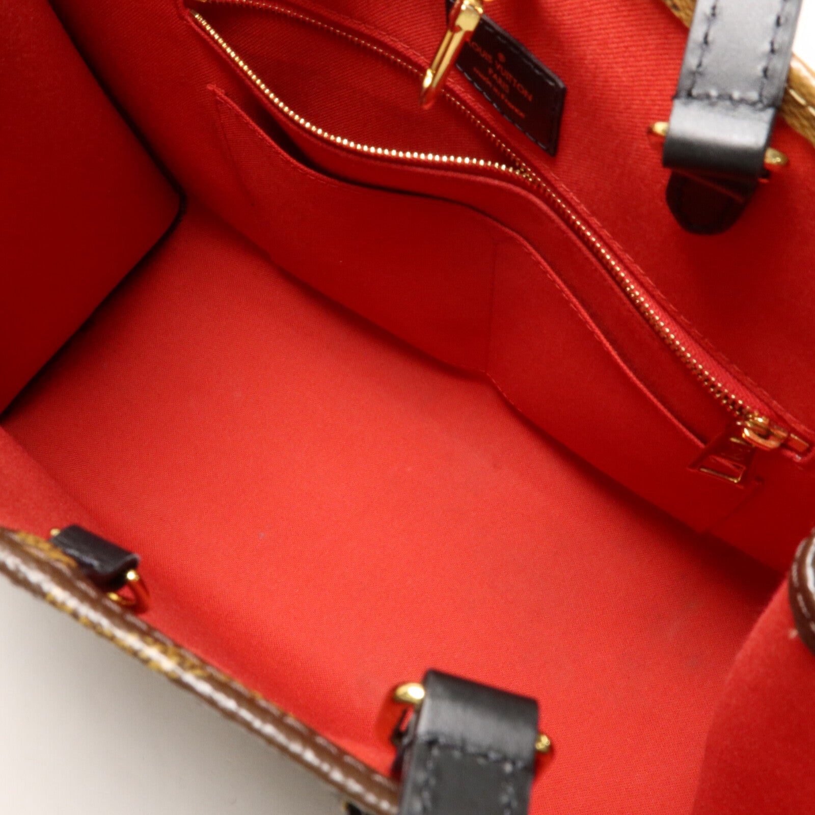 LOUIS VUITTON Monogram Giant On The Go MM手挽肩背兩用袋