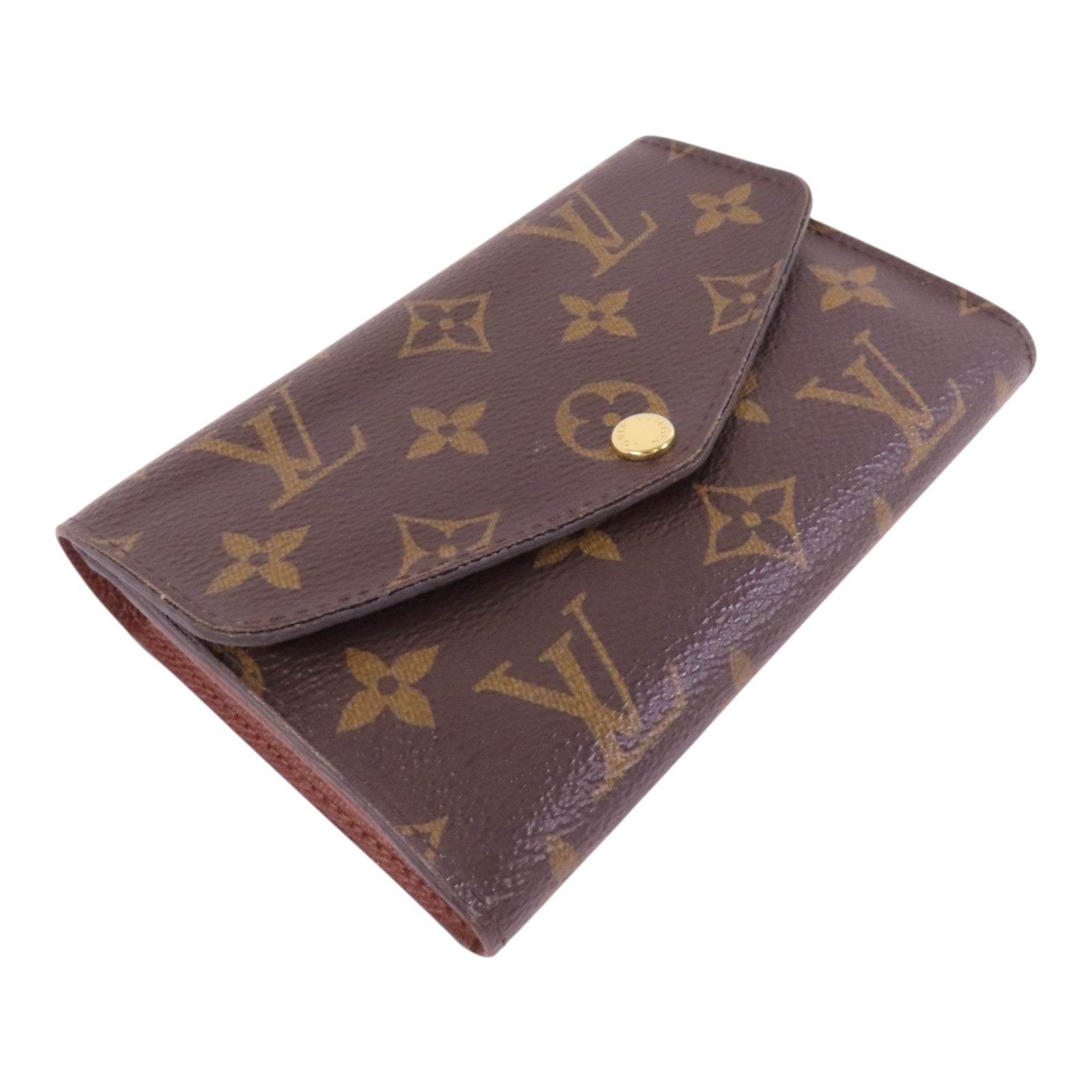 LOUIS VUITTON Monogram Short Wallet金扣短錢包