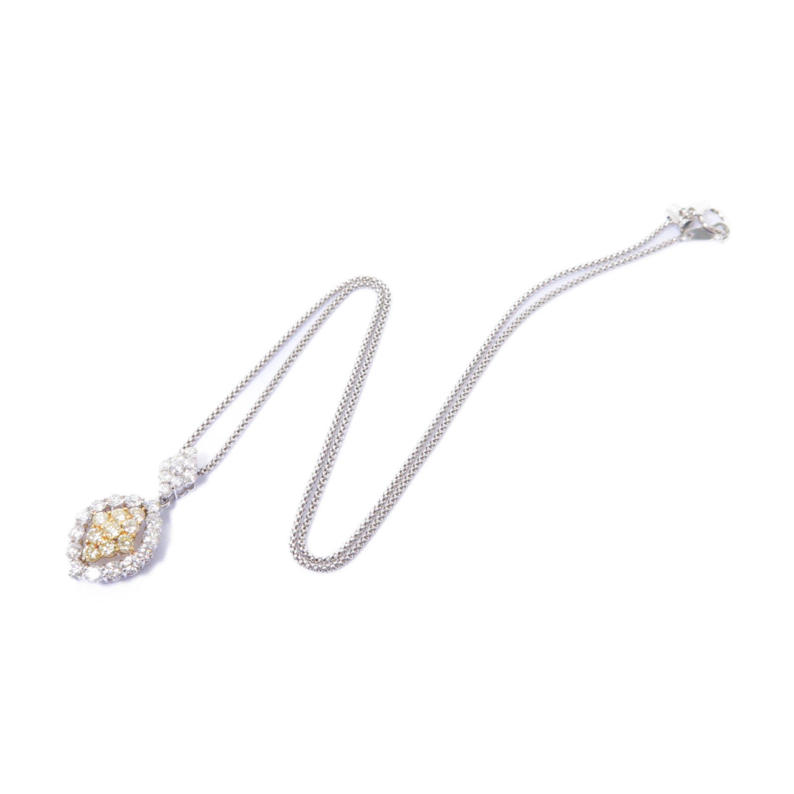 JEWELRY 18K白金/黃金Diamond Necklace 2.09ct鑽石項鍊