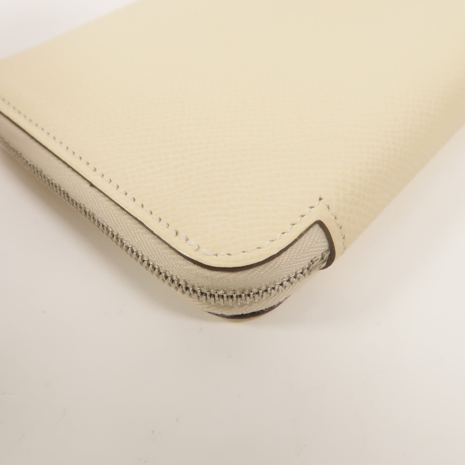HERMES 【激減優惠】Epsom皮革Silk In Classique長錢包Nata