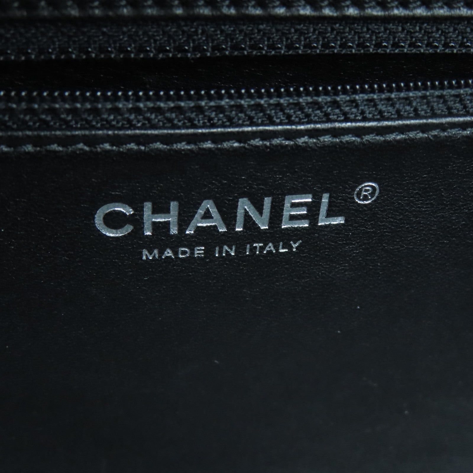 CHANEL 【激減優惠】羊皮皮革Chain Shoulder銀扣手挽肩背兩用袋黑色