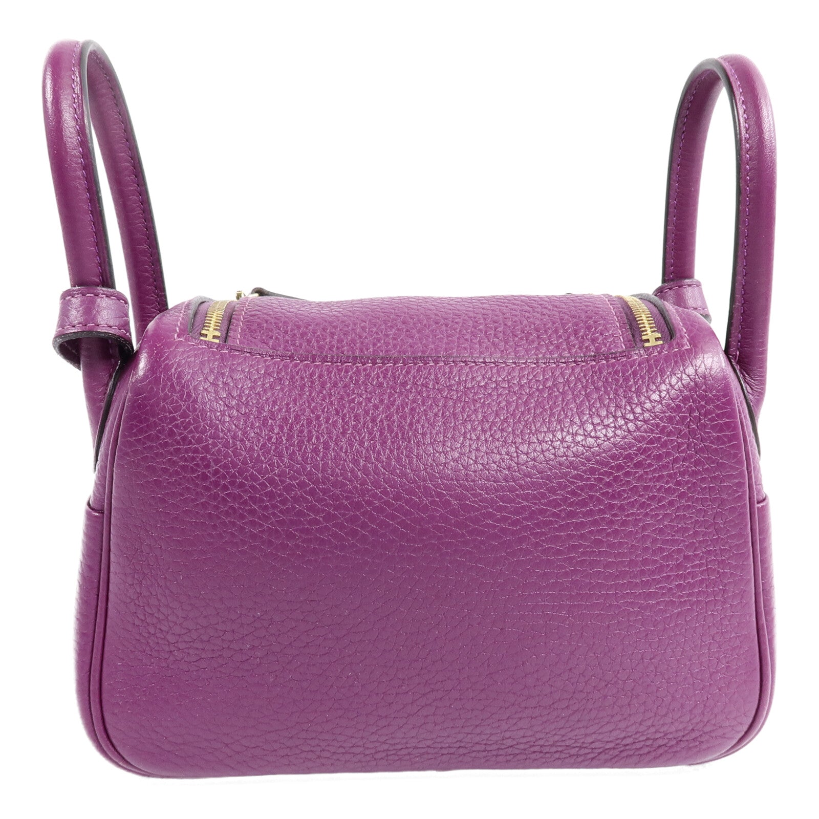 HERMES Clemence皮革Mini Lindy手挽肩背兩用袋
