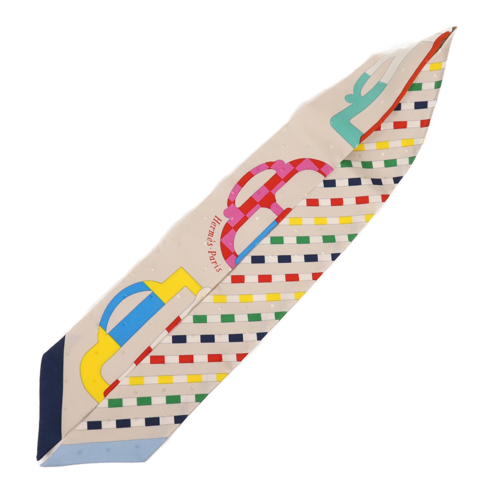 HERMES 絲質Twilly絲巾