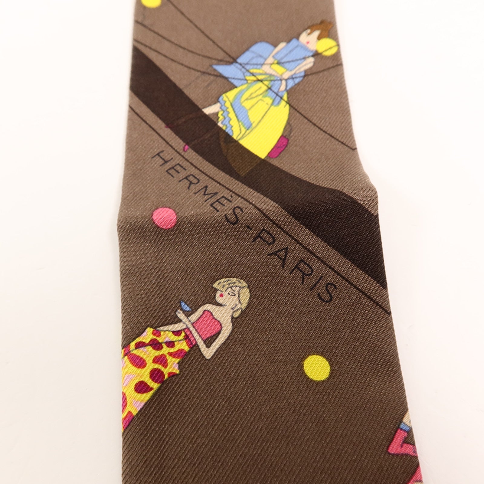 HERMES 絲質Twilly絲巾