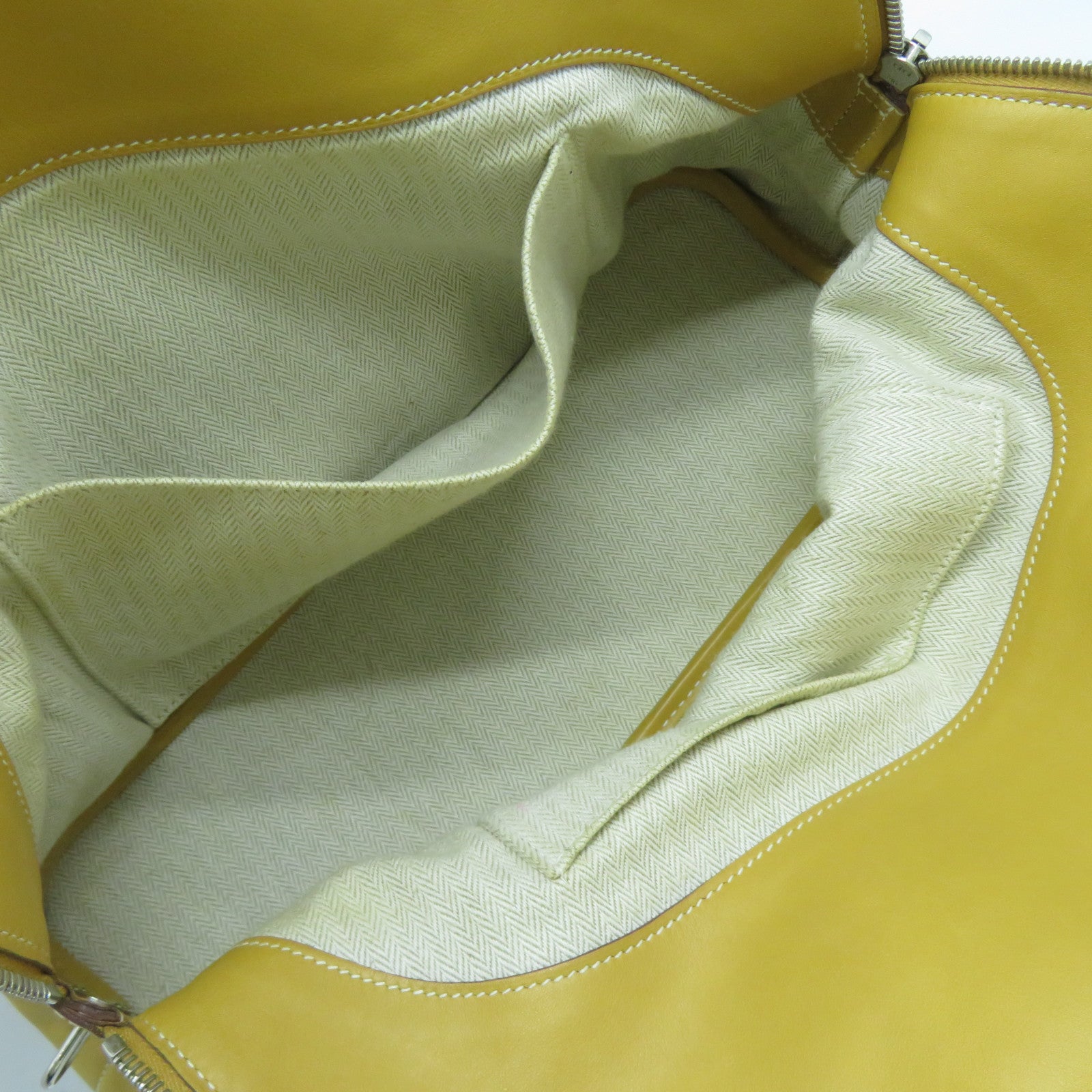 HERMES 【激減優惠】Swift皮革Relax 35銀扣手挽袋NaturelNaturel Sable