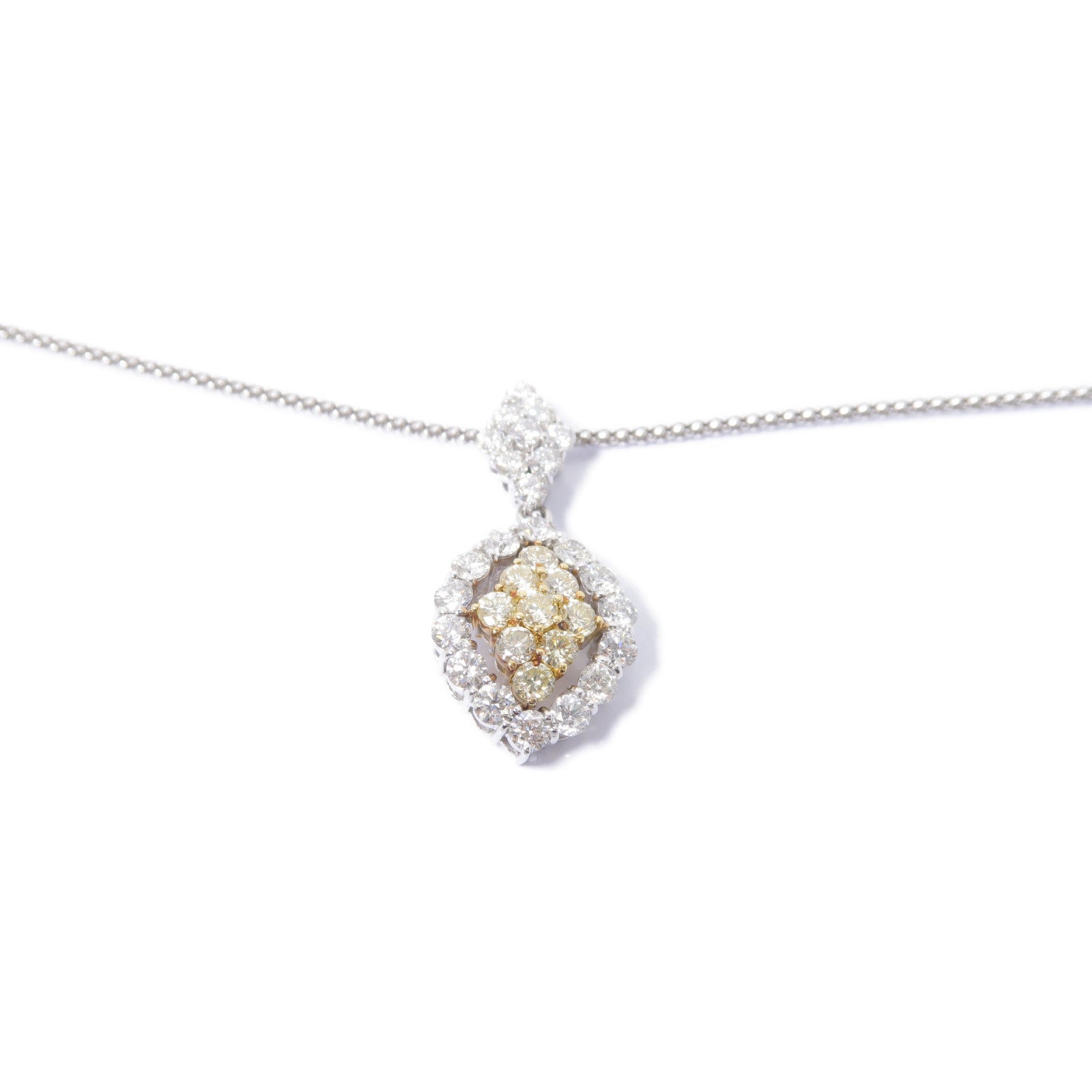 JEWELRY 18K白金/黃金Diamond Necklace 2.09ct鑽石項鍊