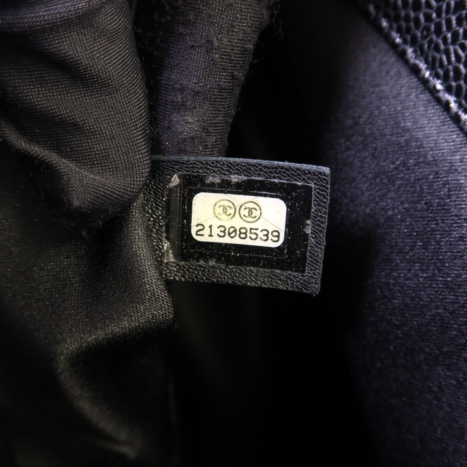 CHANEL 牛皮皮革GST Grand Shopping Tote Bag銀扣鏈帶肩背袋