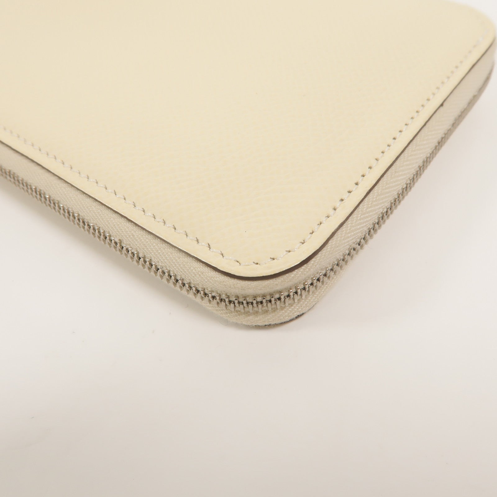 HERMES 【激減優惠】Epsom皮革Silk In Classique長錢包Nata