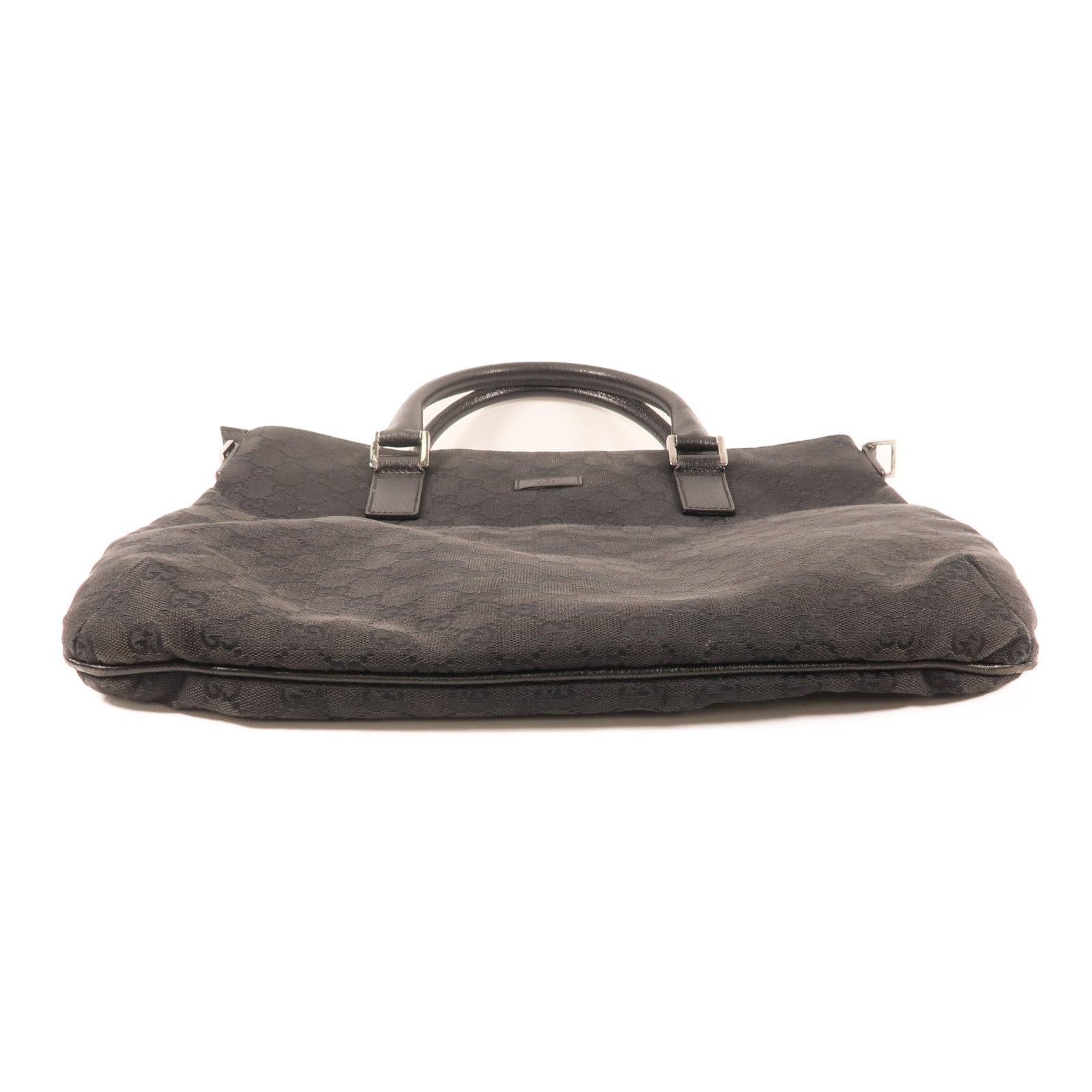 GUCCI 帆布Shoulder Bag銀扣肩背袋