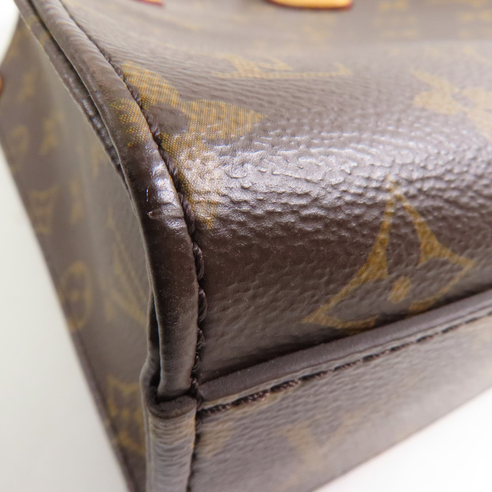 LOUIS VUITTON LV GHW Sac Plat BB 2 Way Shoulder Bag M46265 Monogram Brown