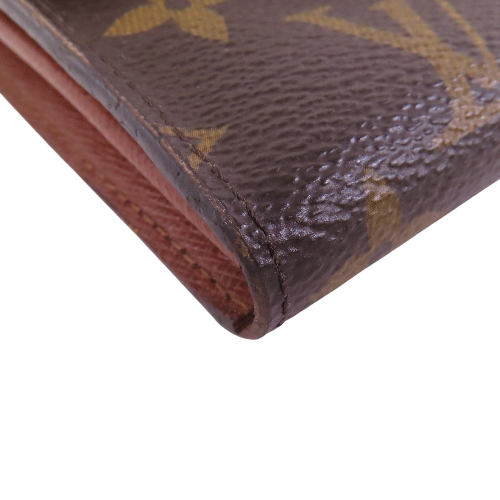 LOUIS VUITTON Monogram Short Wallet金扣短錢包