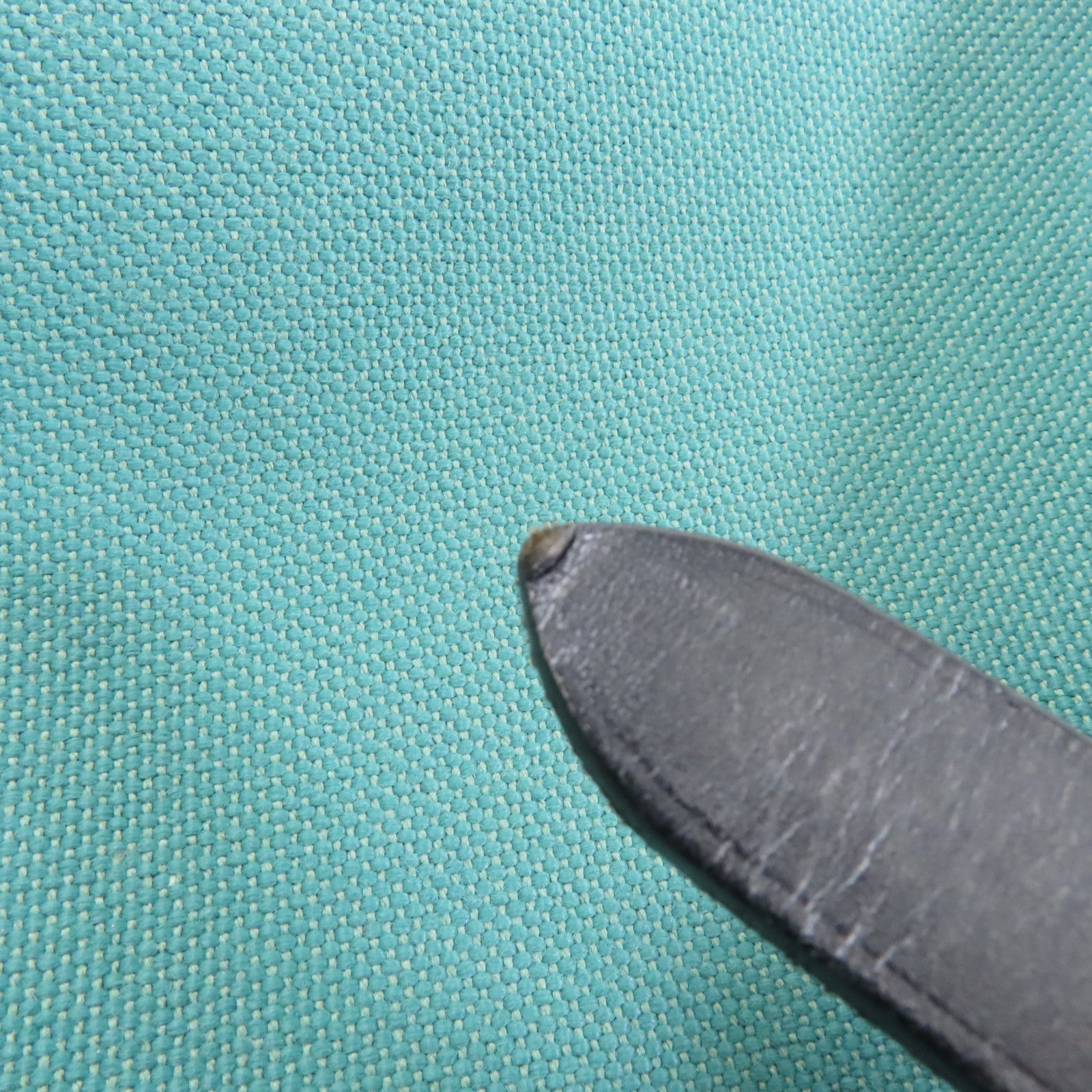 HERMES 帆布Herbag PM銀扣手挽肩背兩用袋綠色