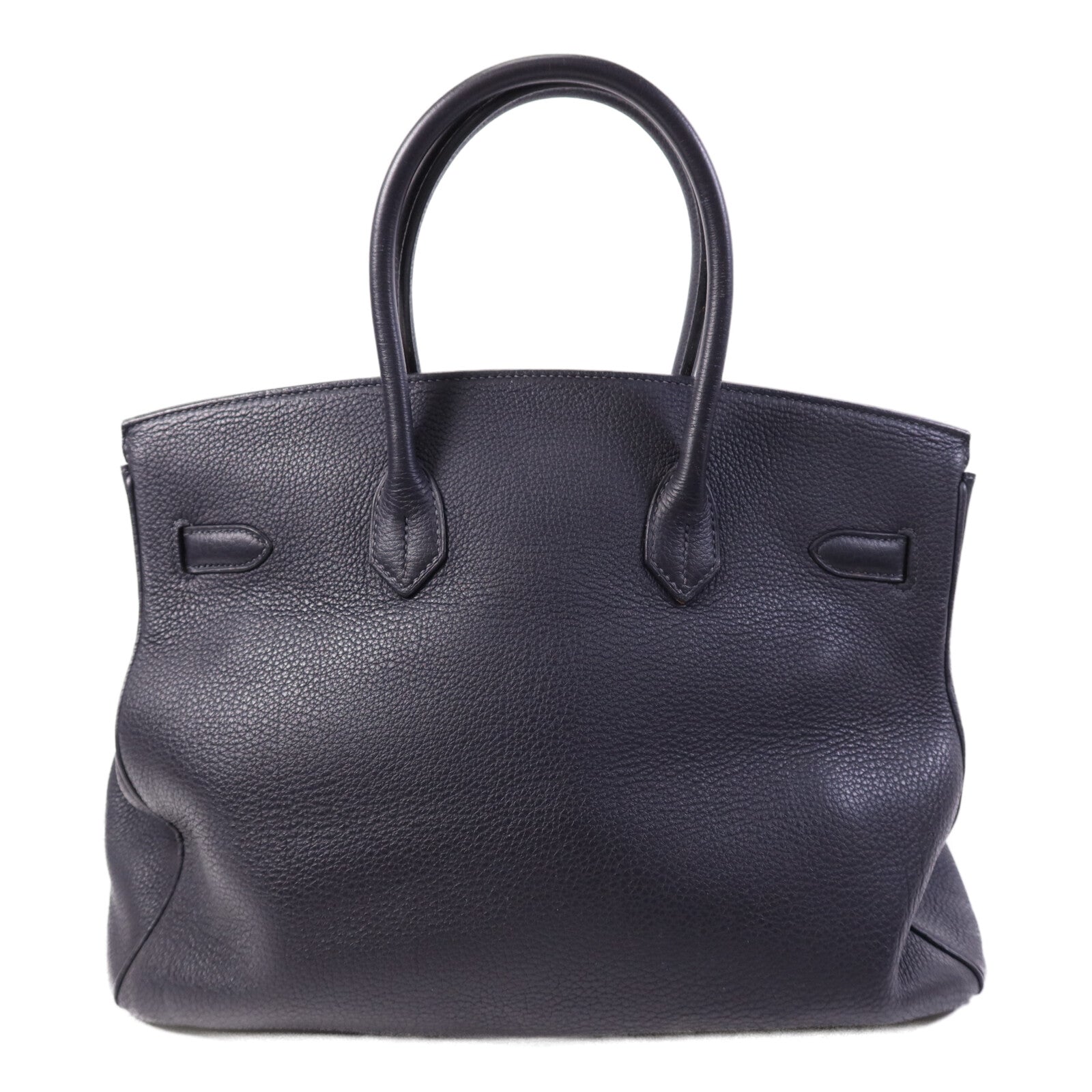 HERMES Togo皮革Birkin 35金扣手挽袋Bleu Obscur