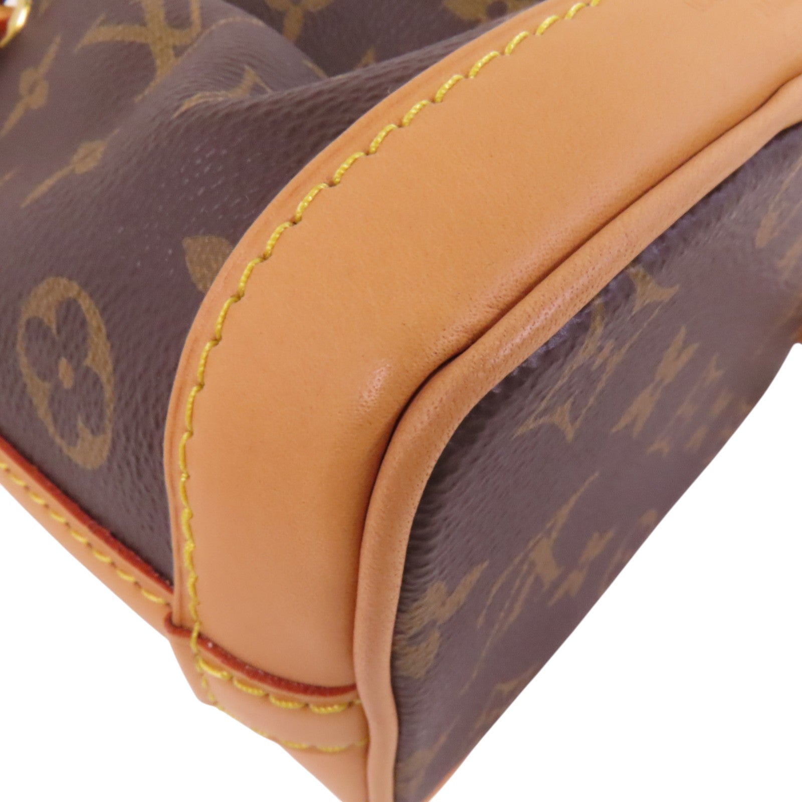 LOUIS VUITTON Monogram Nano Noe金扣手挽肩背兩用愛