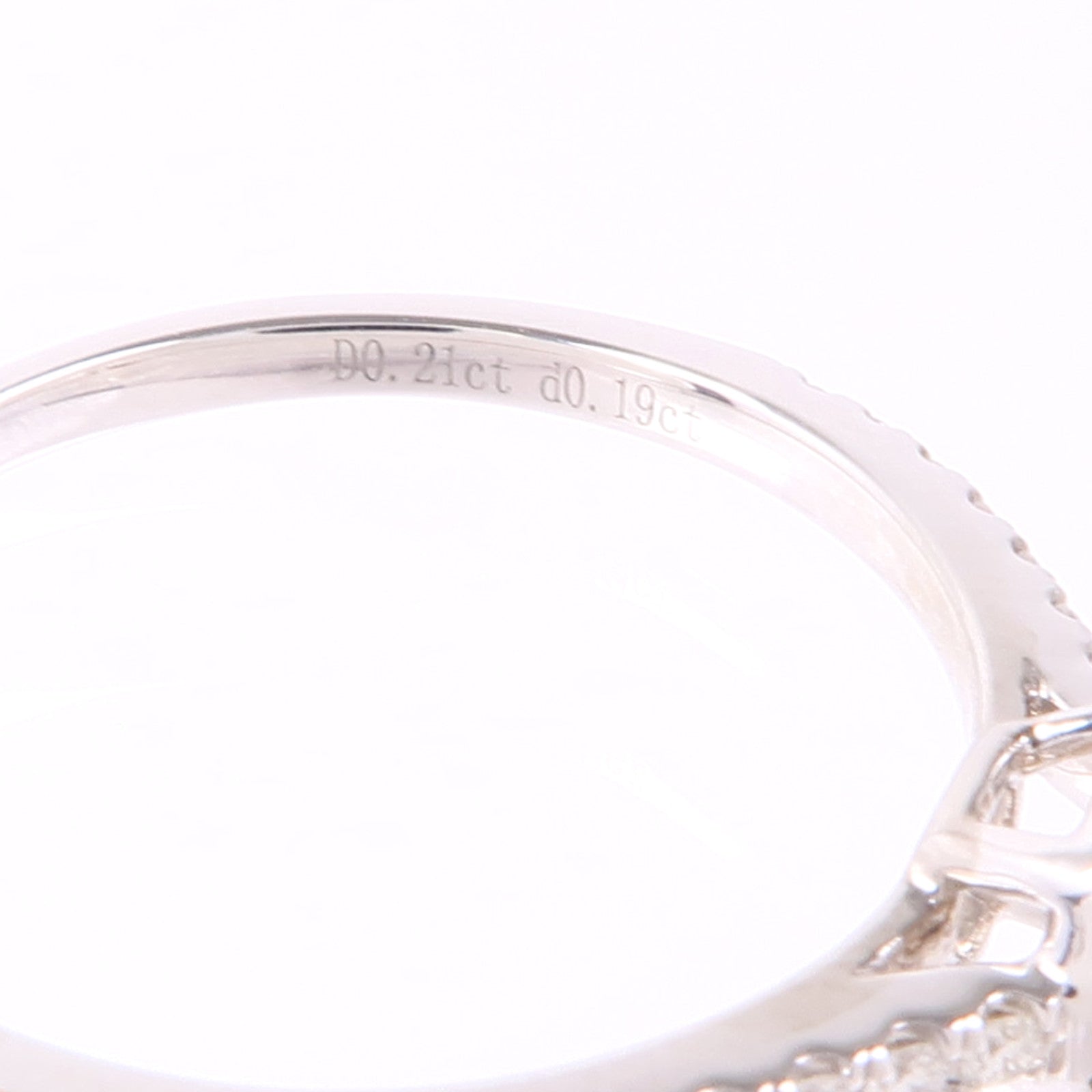 JEWELRY 18K白金Diamond Ring鑽石戒指US#6.75